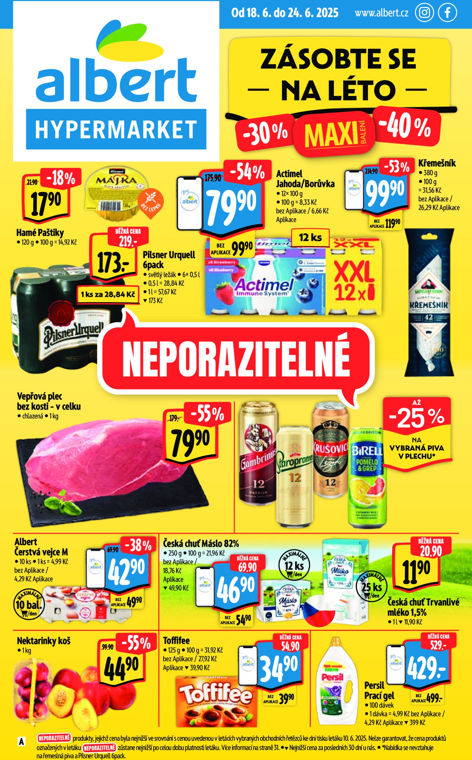 albert - Leták Albert Hypermarket od 18.06. do 24.06. - page: 1 albert - Leták Albert Hypermarket od 18.06. do 24.06. - page: 1