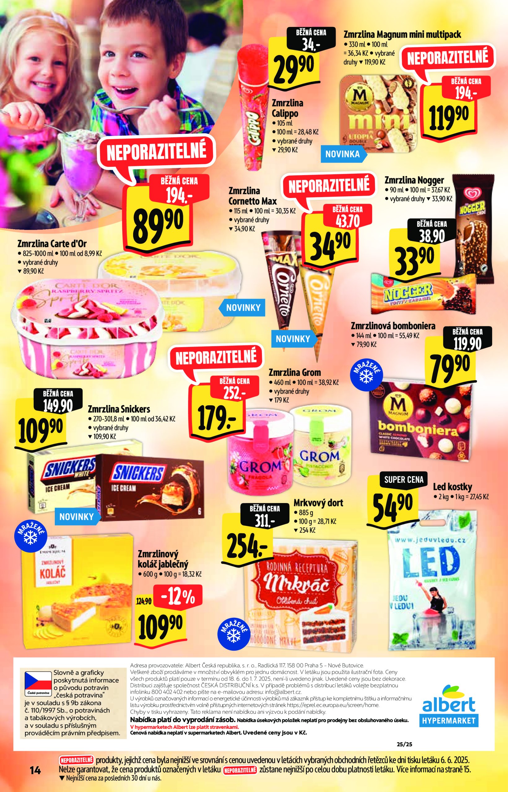 albert - Leták Albert Hypermarket - Letní sezóna od 18.06. do 01.07. - page: 14