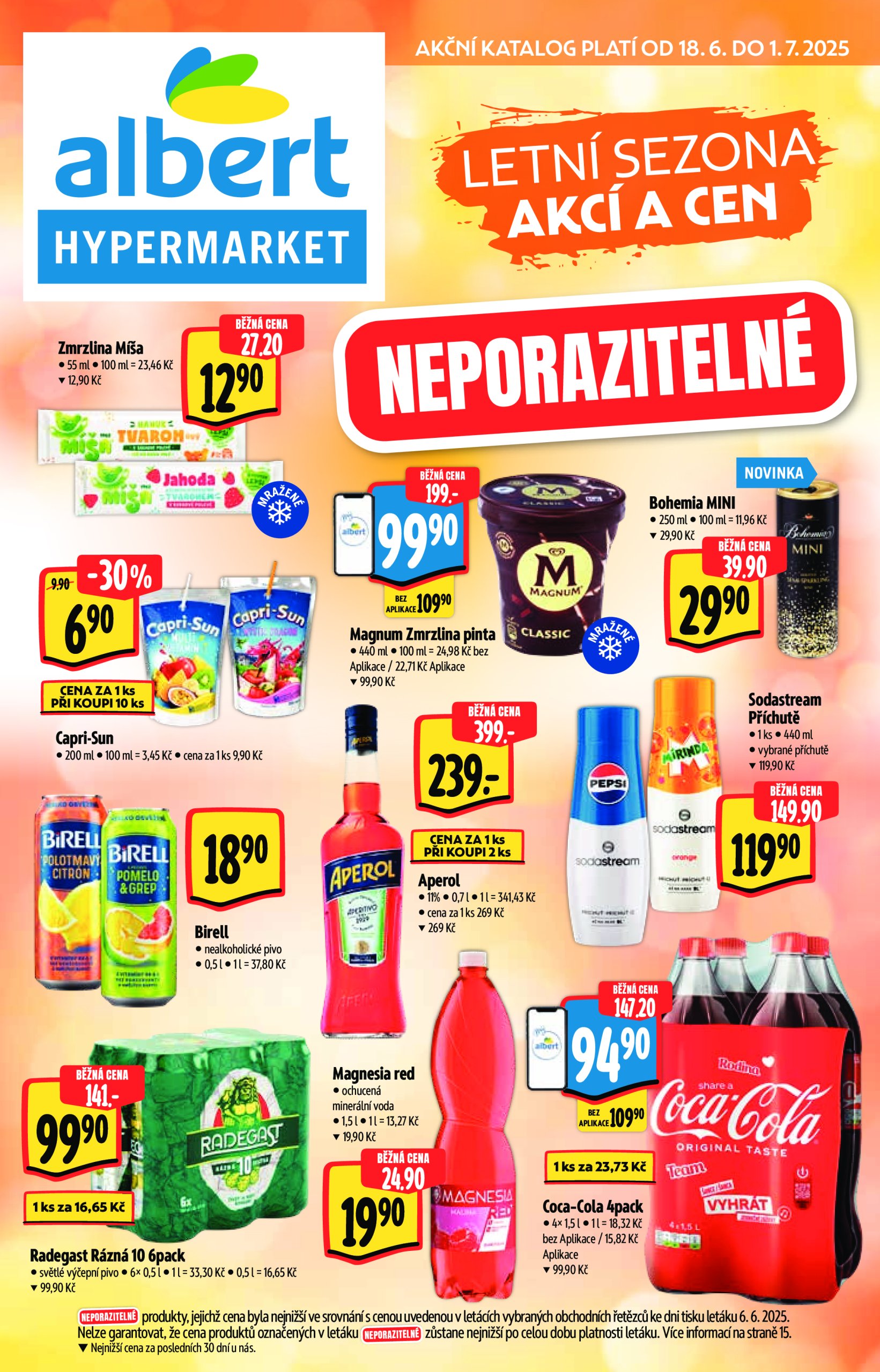 albert - Leták Albert Hypermarket - Letní sezóna od 18.06. do 01.07.