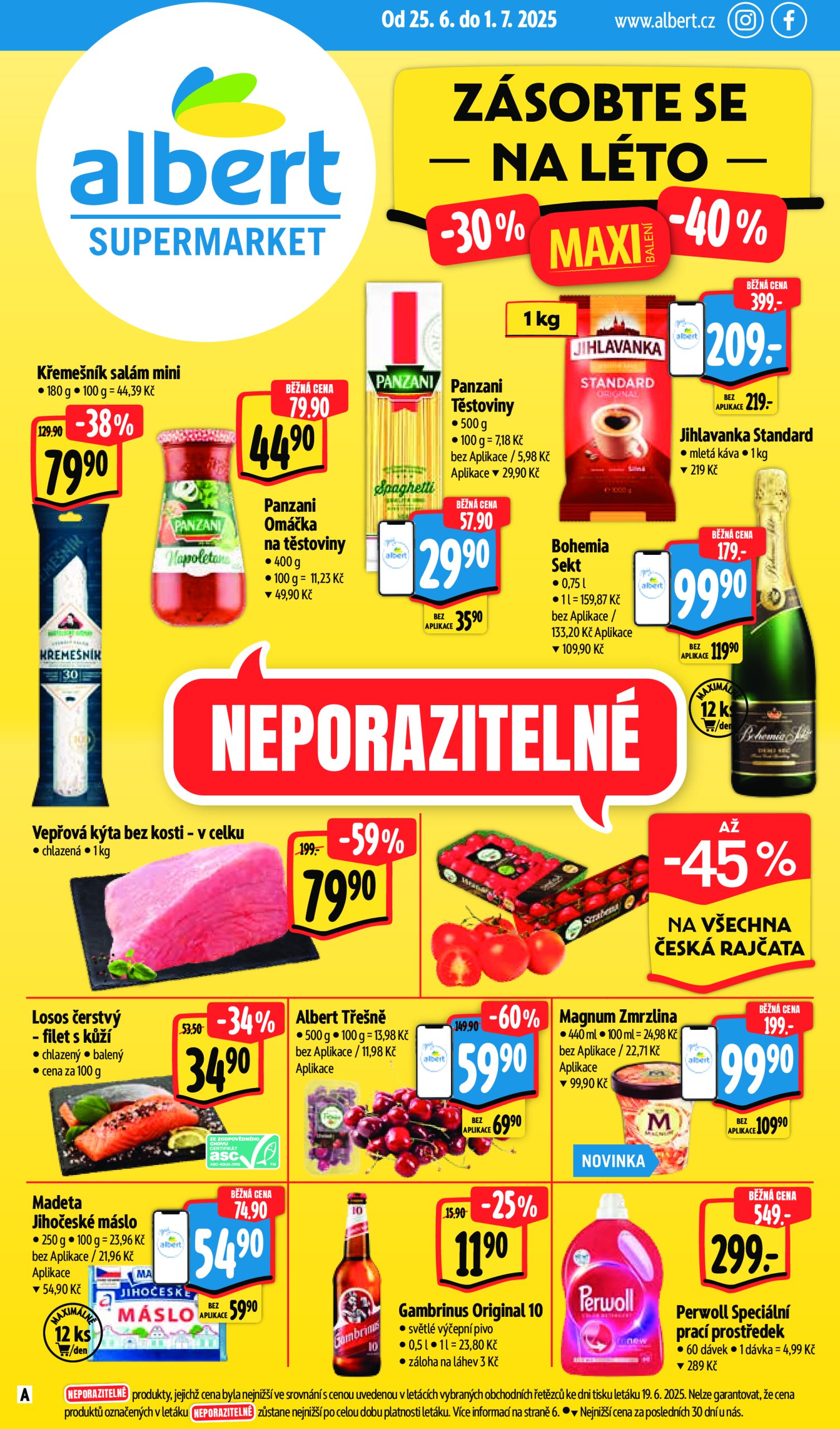 albert - Leták Albert Supermarket od 25.06. do 01.07.