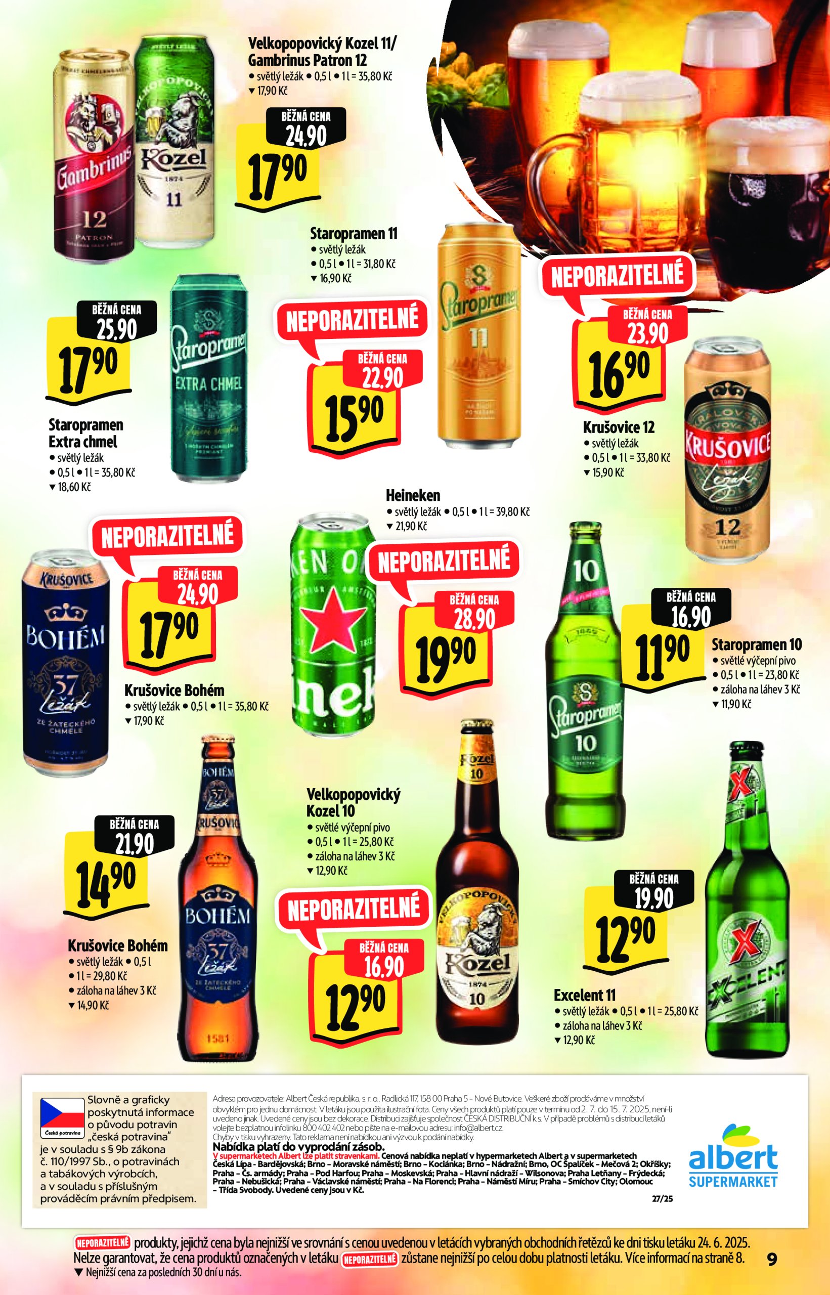 albert - Leták Albert Supermarket - Akční katalog od 02.07. do 15.07. - page: 9