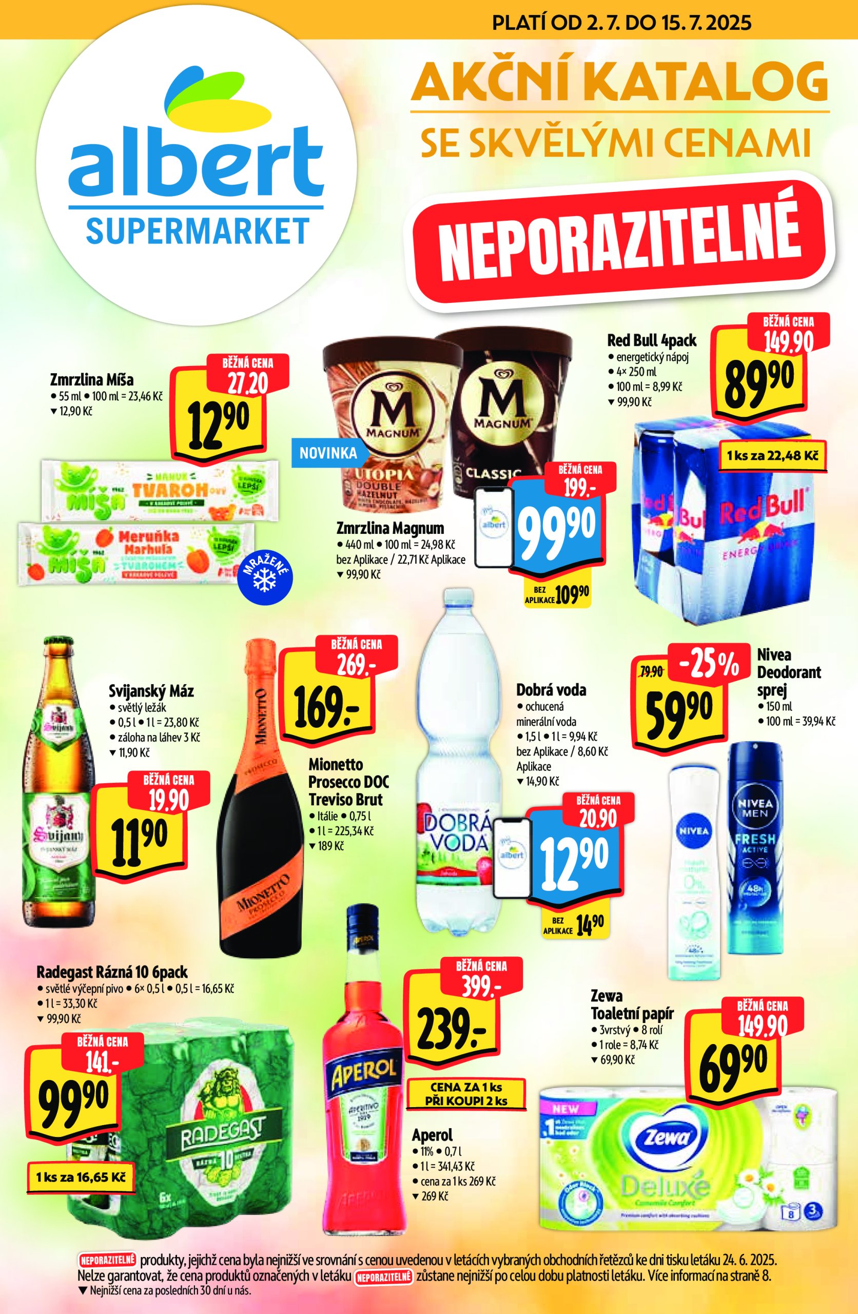 albert - Leták Albert Supermarket - Akční katalog od 02.07. do 15.07.