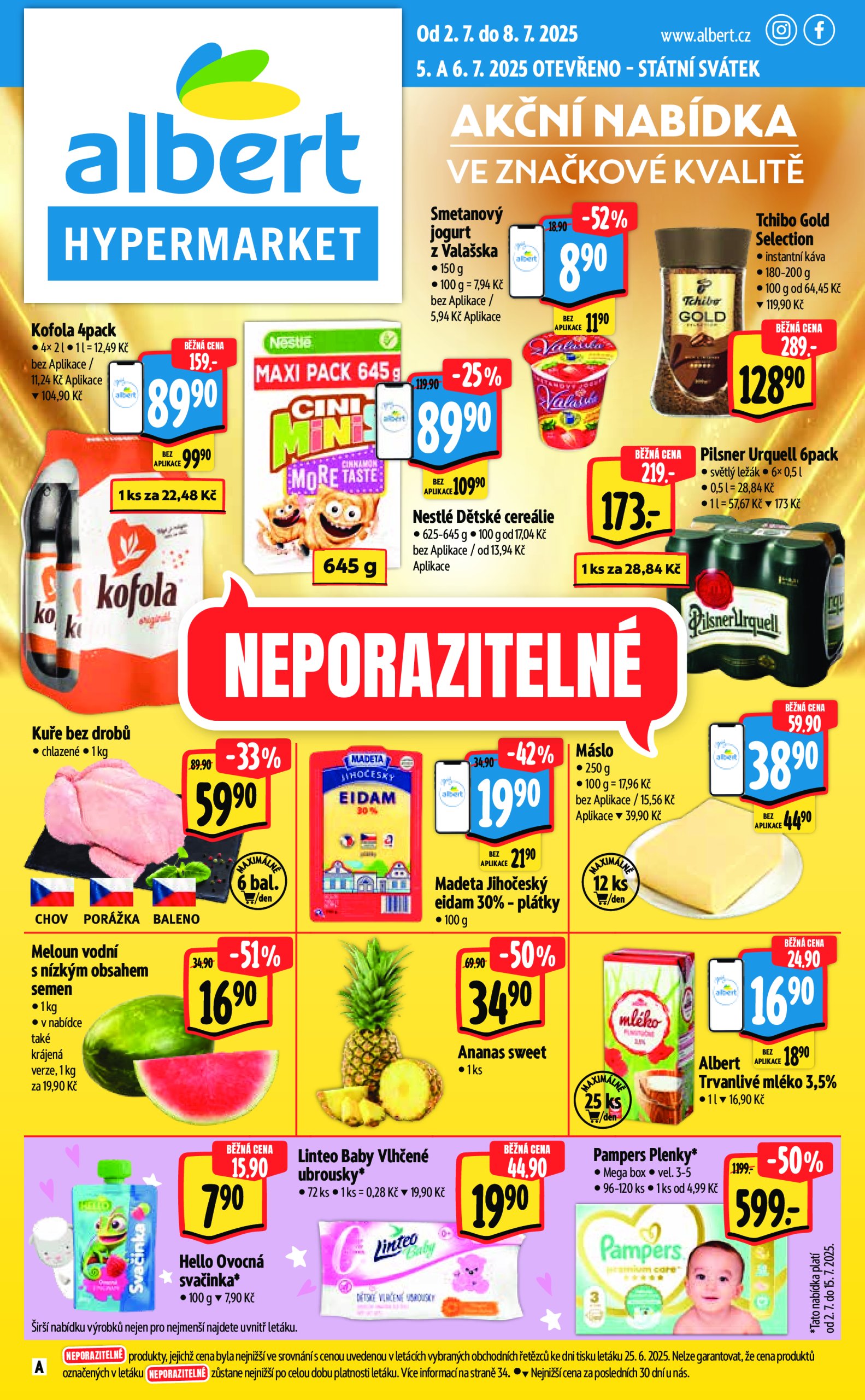 albert - Leták Albert Hypermarket od 02.07. do 08.07.