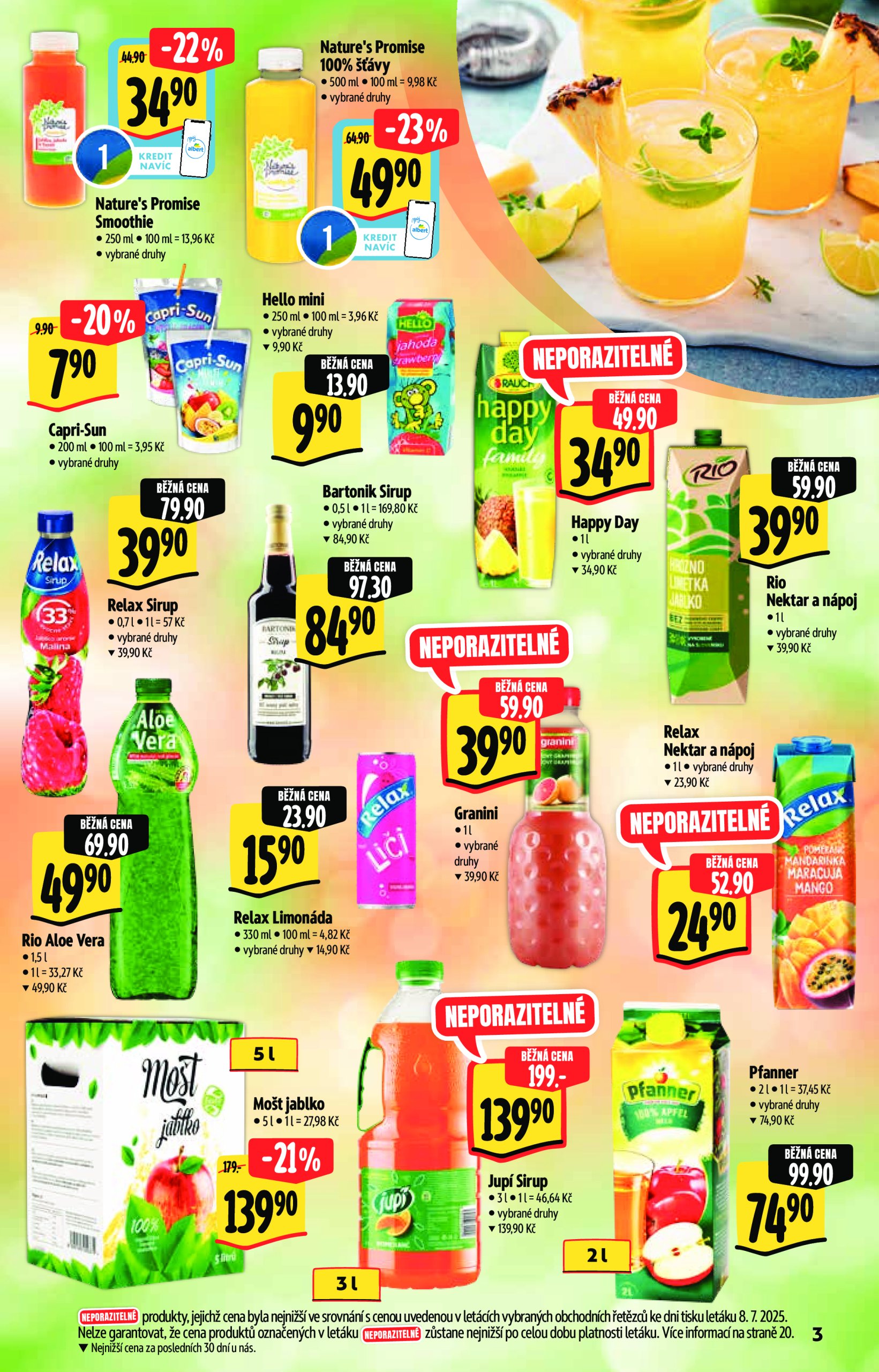 albert - Leták Albert Hypermarket - Drinky od 16.07. do 29.07. - page: 3