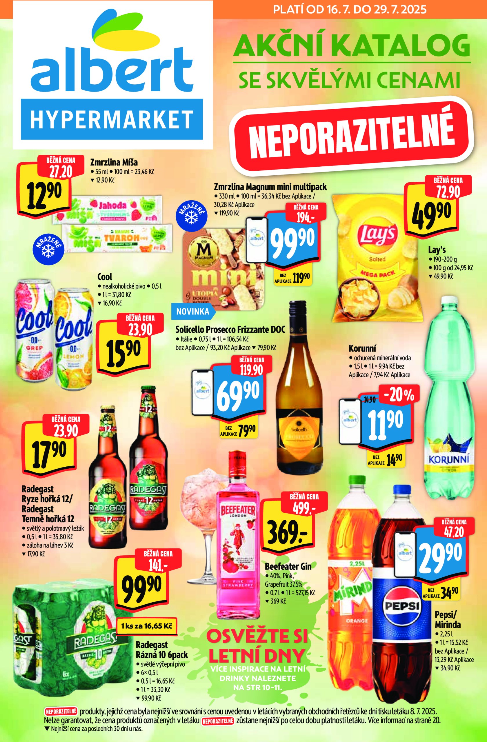 albert - Leták Albert Hypermarket - Drinky od 16.07. do 29.07.