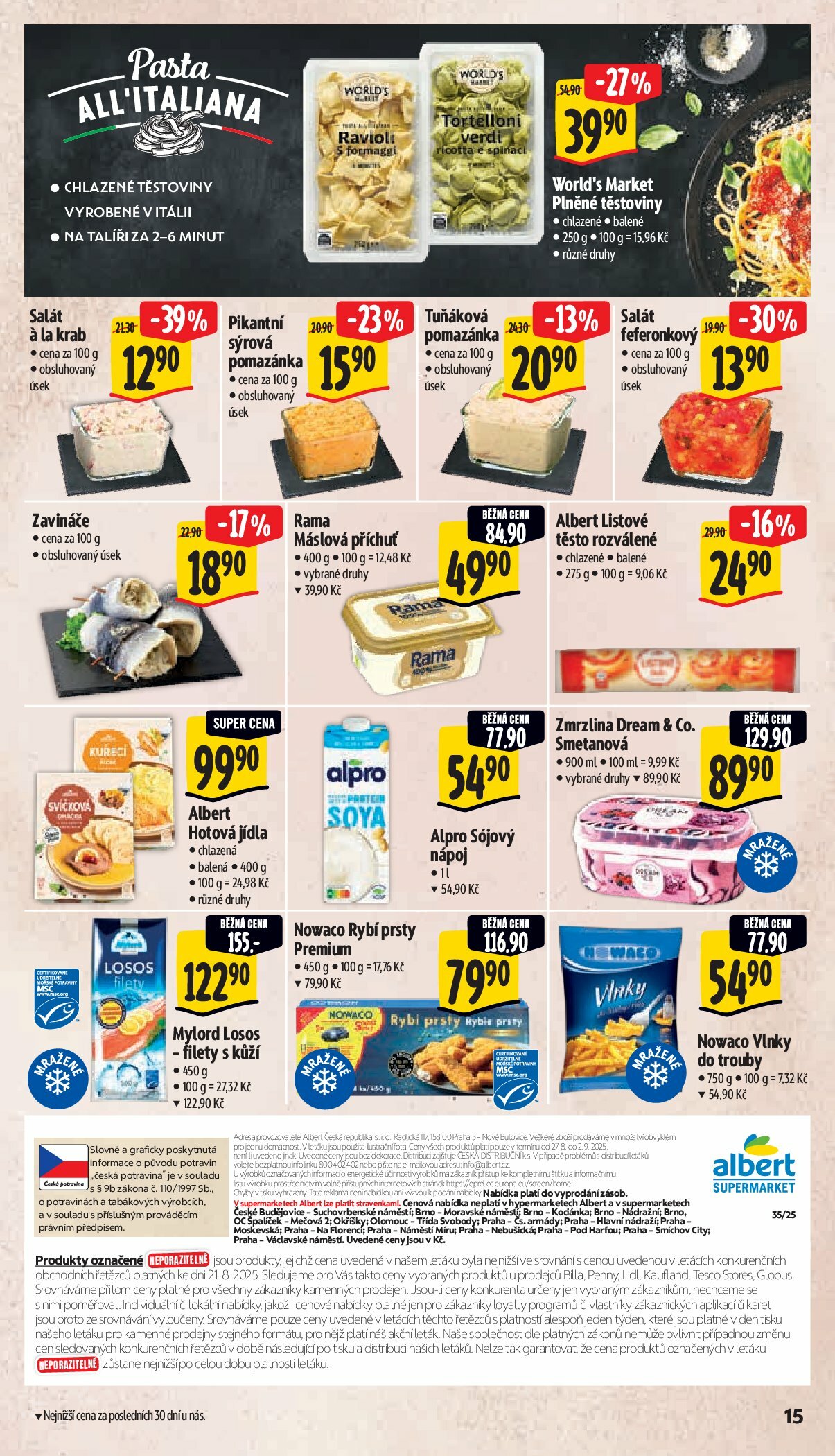 albert - Leták Albert Supermarket od 27.08. do 02.09. - page: 23 albert - Leták Albert Supermarket od 27.08. do 02.09. - page: 23