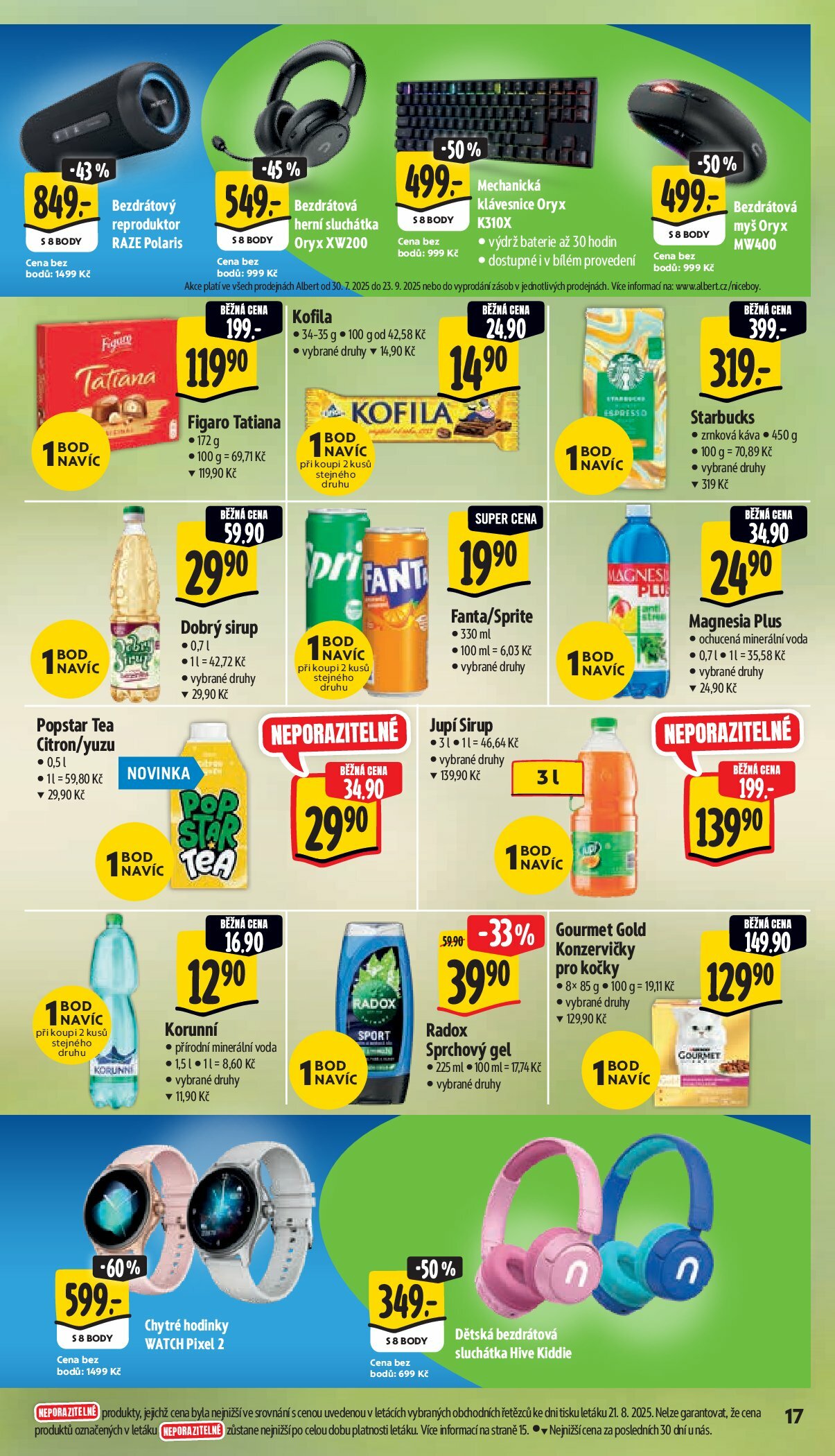 albert - Leták Albert Supermarket od 27.08. do 02.09. - page: 25 albert - Leták Albert Supermarket od 27.08. do 02.09. - page: 25