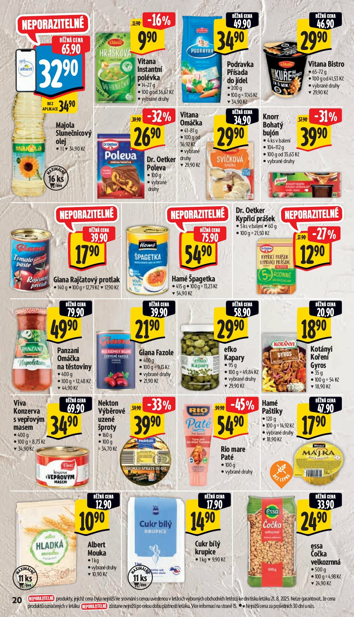 albert - Leták Albert Supermarket od 27.08. do 02.09. - page: 28 albert - Leták Albert Supermarket od 27.08. do 02.09. - page: 28