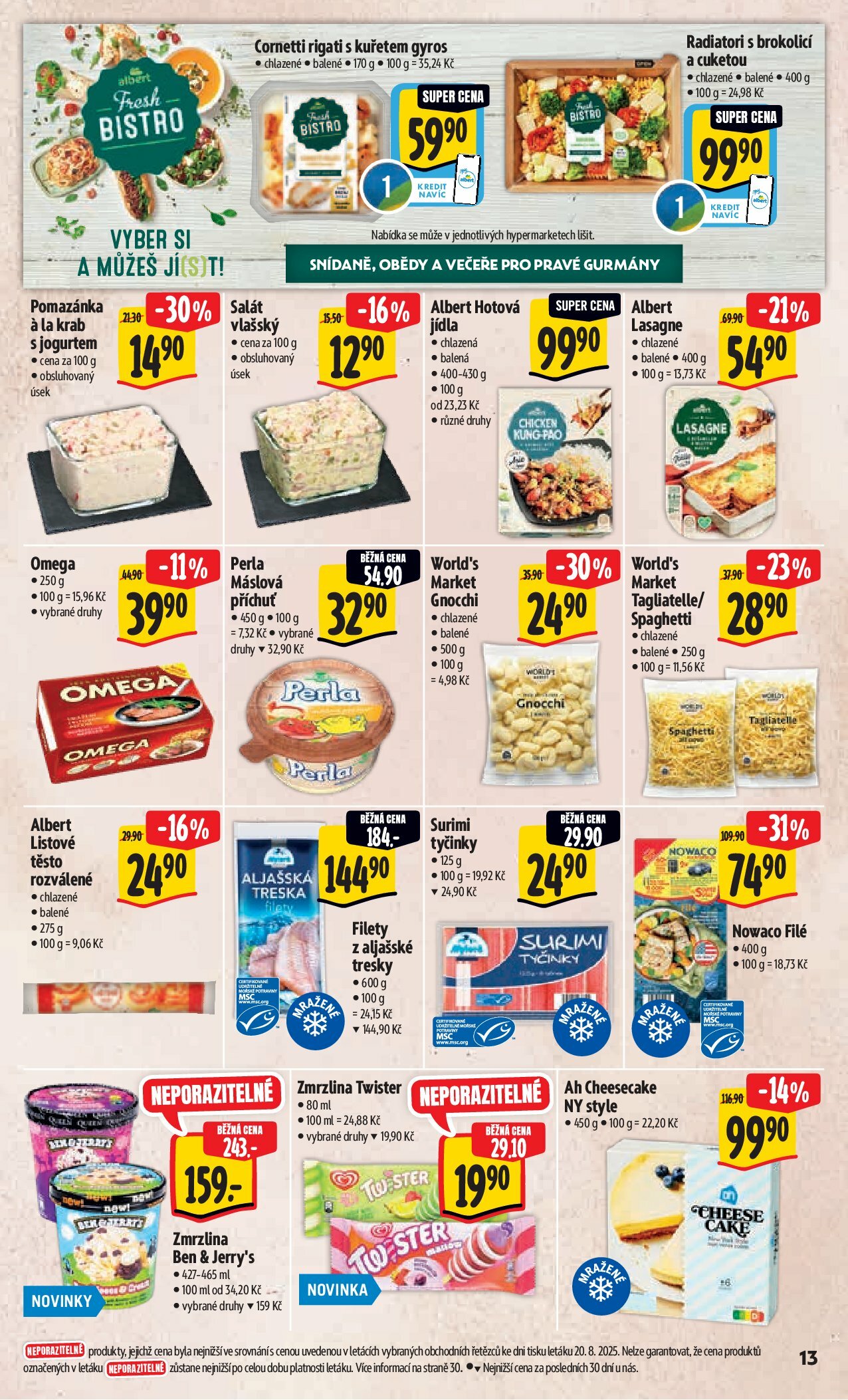 albert - Leták Albert Hypermarket od 27.08. do 02.09. - page: 20 albert - Leták Albert Hypermarket od 27.08. do 02.09. - page: 20