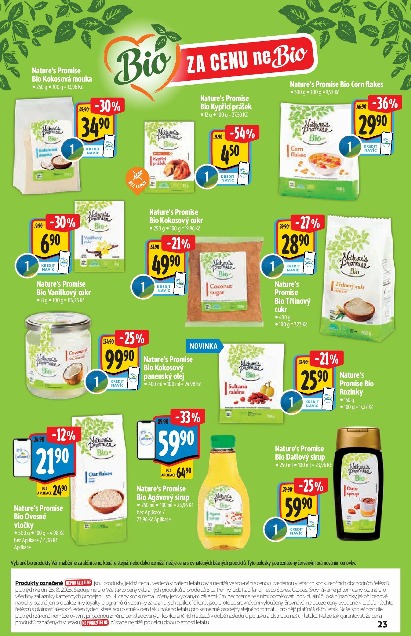 albert - Leták Albert Hypermarket - Bio od 03.09. do 30.09. - page: 23