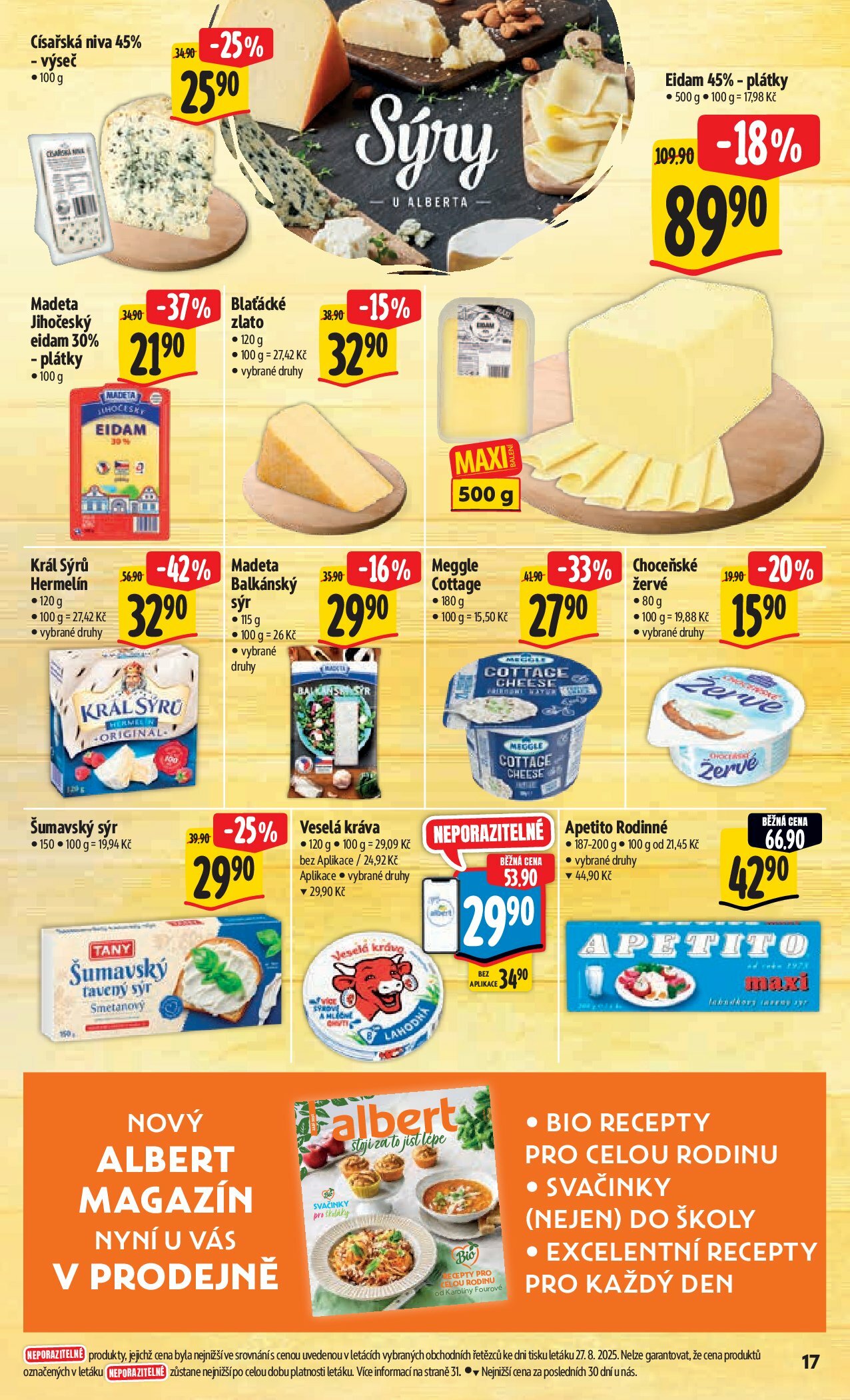 albert - Leták Albert Hypermarket od 03.09. do 09.09. - page: 25 albert - Leták Albert Hypermarket od 03.09. do 09.09. - page: 25
