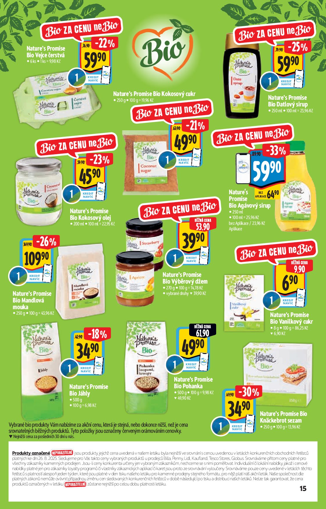 albert - Leták Albert Supermarket - Bio od 03.09. do 30.09. - page: 15