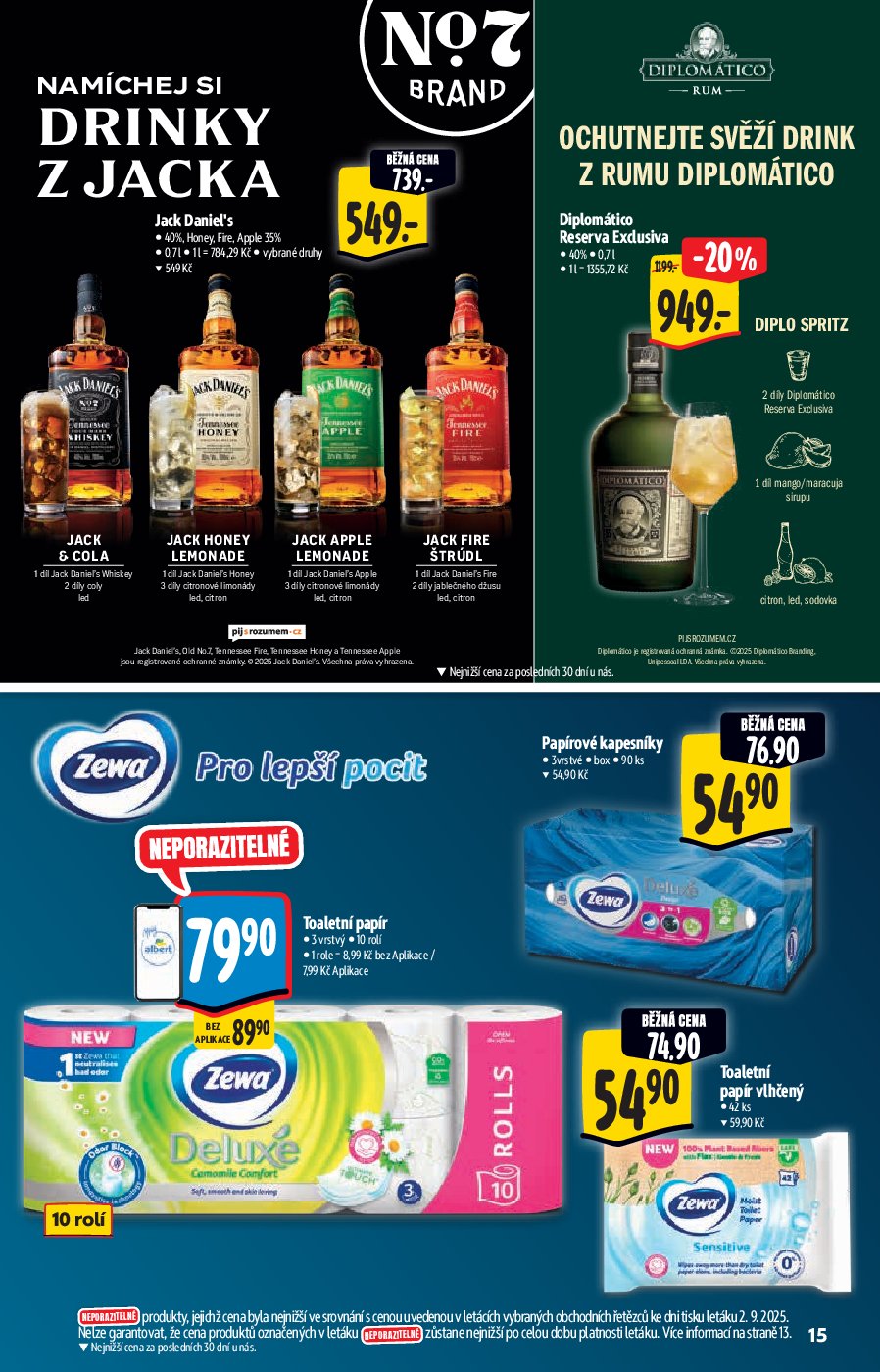 albert - Leták Albert Supermarket - Akční katalog od 10.09. do 23.09. - page: 15