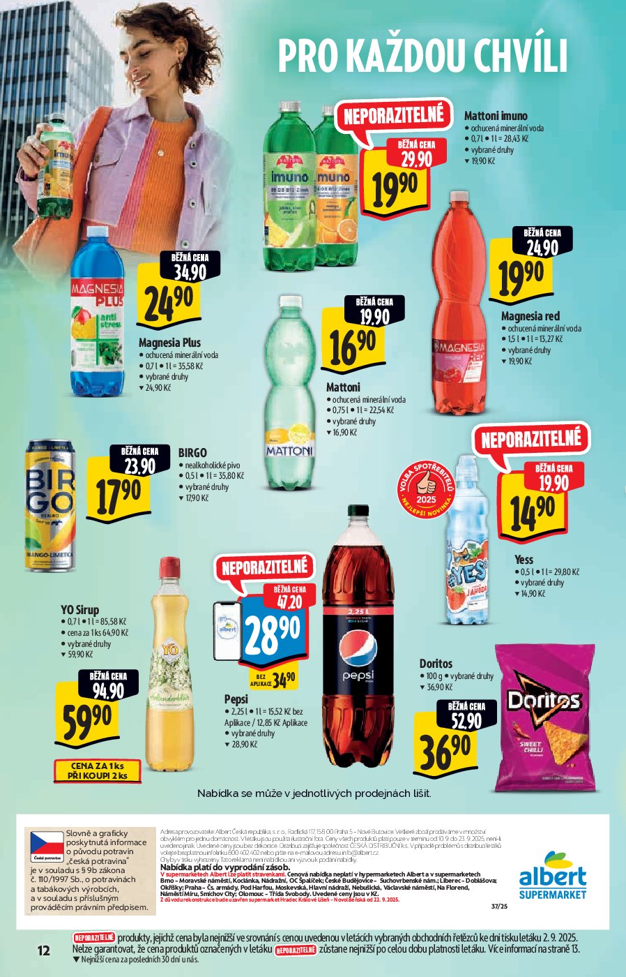 albert - Leták Albert Supermarket - Akční katalog od 10.09. do 23.09. - page: 12