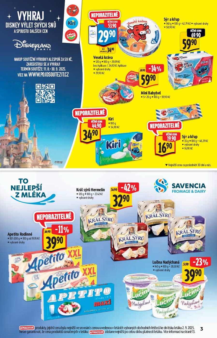 albert - Leták Albert Supermarket - Akční katalog od 10.09. do 23.09. - page: 3