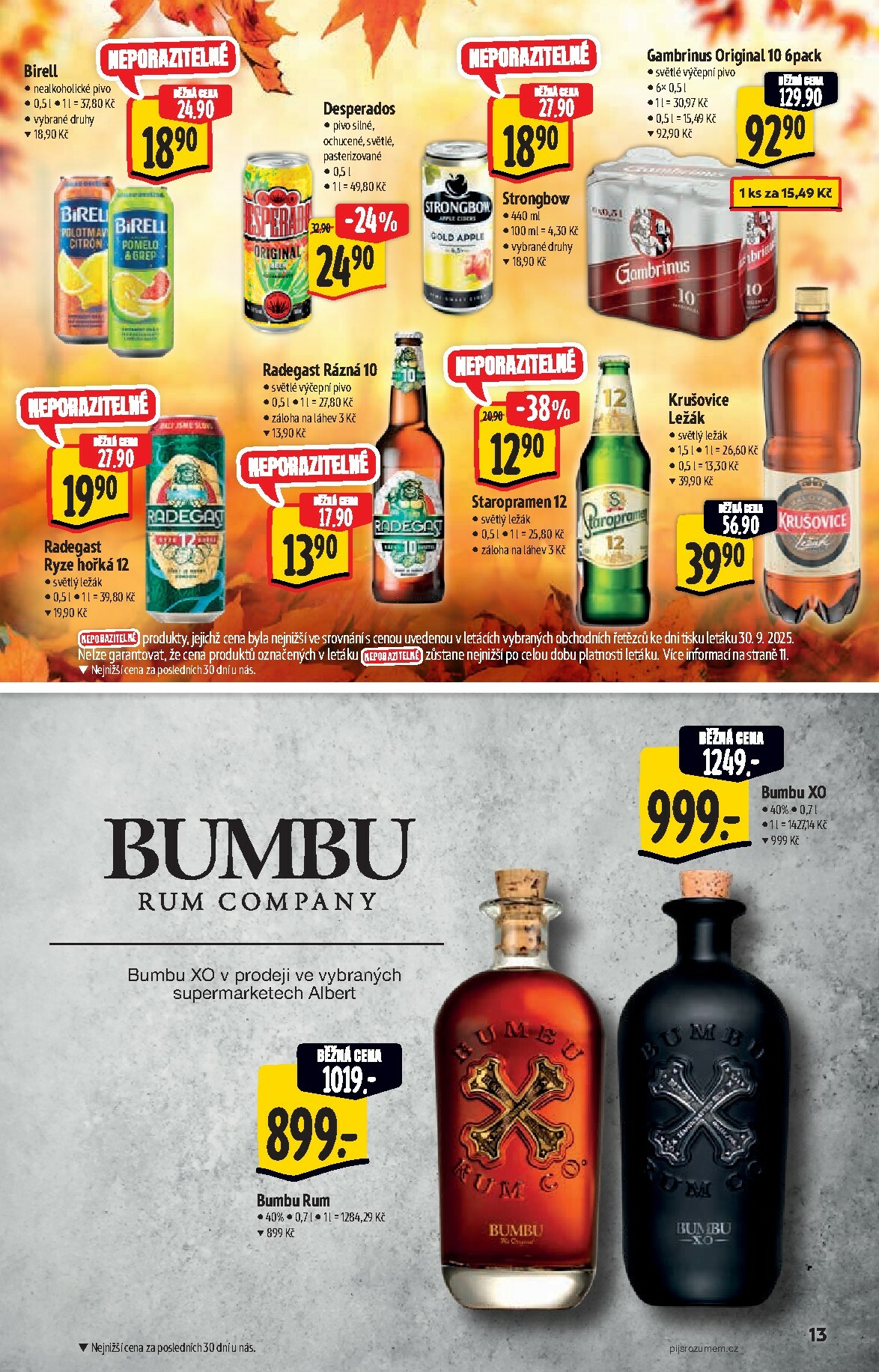 albert - Aktuální leták Albert Supermarket - Akční katalog od 08.10. do 21.10. - page: 13