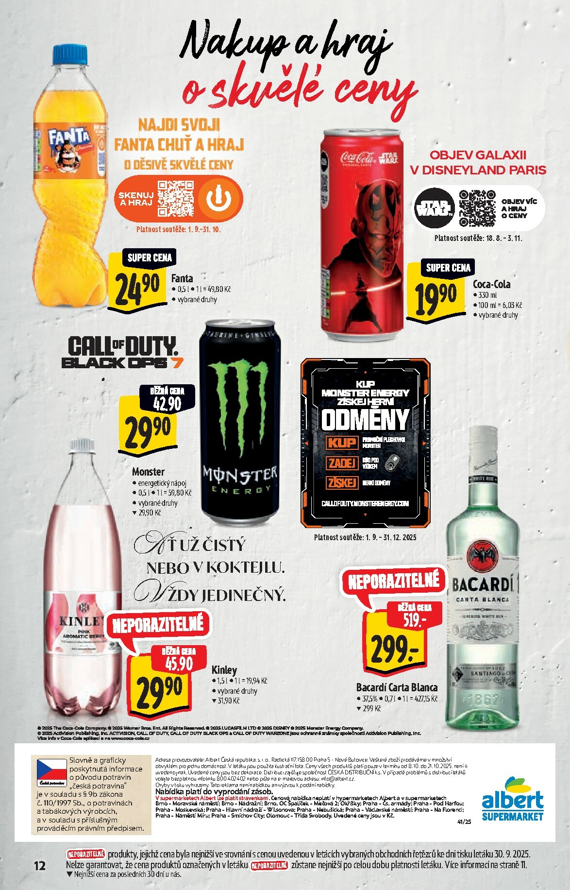 albert - Aktuální leták Albert Supermarket - Akční katalog od 08.10. do 21.10. - page: 12