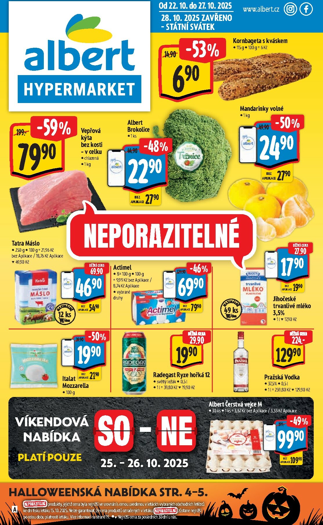 albert - Aktuální leták Albert Hypermarket od 22.10. do 27.10.