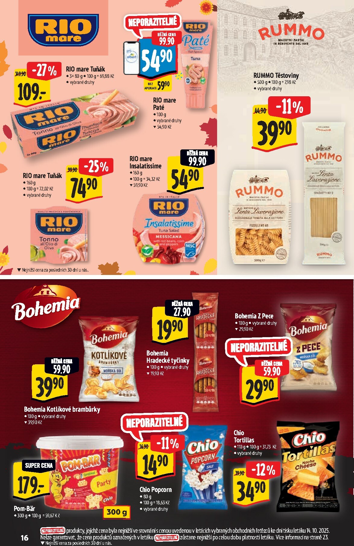 albert - Aktuální leták Albert Hypermarket - Akční katalog od 22.10. do 04.11. - page: 16