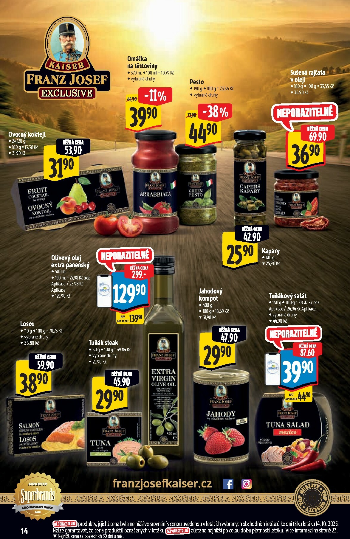 albert - Aktuální leták Albert Hypermarket - Akční katalog od 22.10. do 04.11. - page: 14