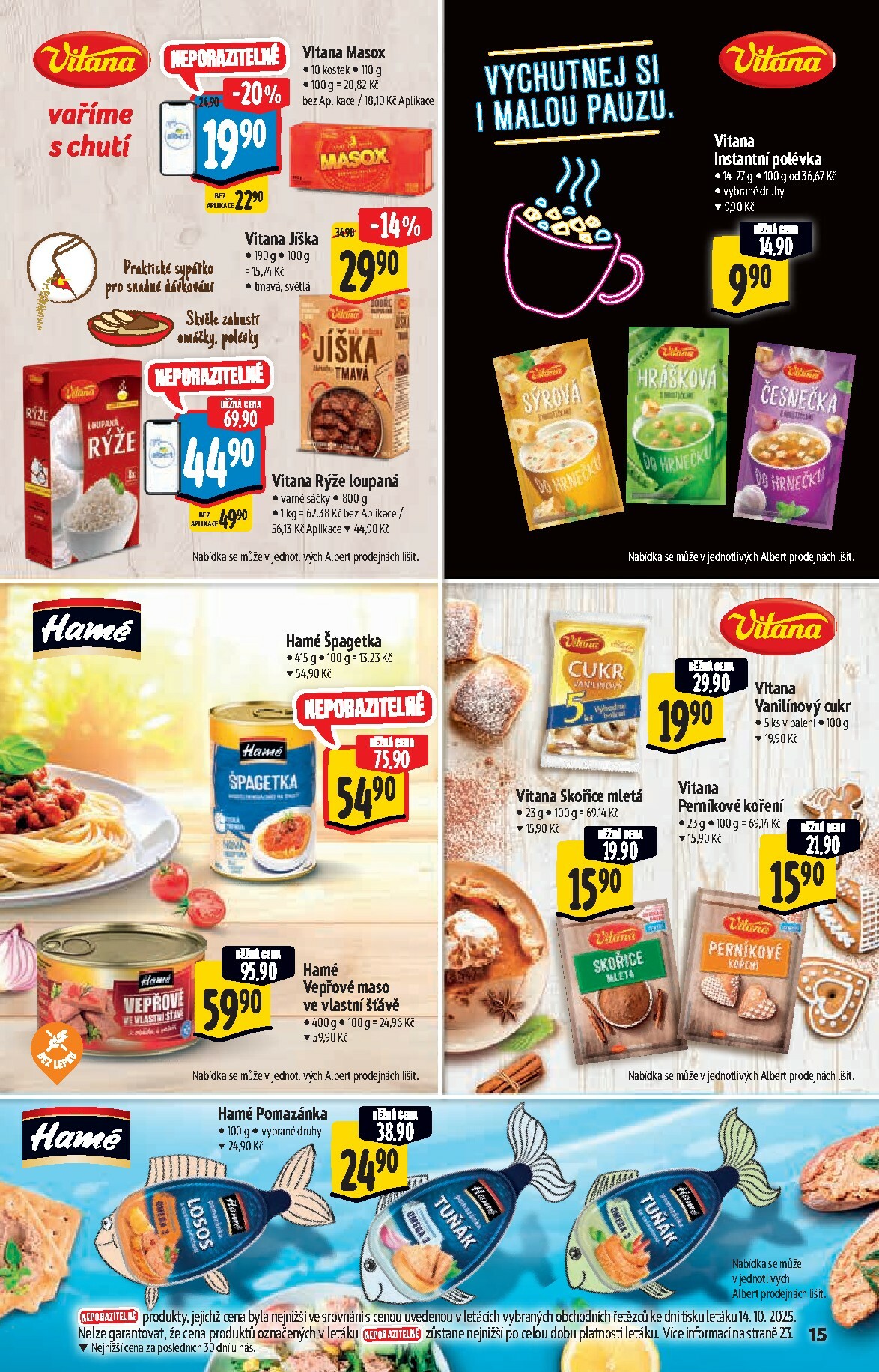 albert - Aktuální leták Albert Hypermarket - Akční katalog od 22.10. do 04.11. - page: 15