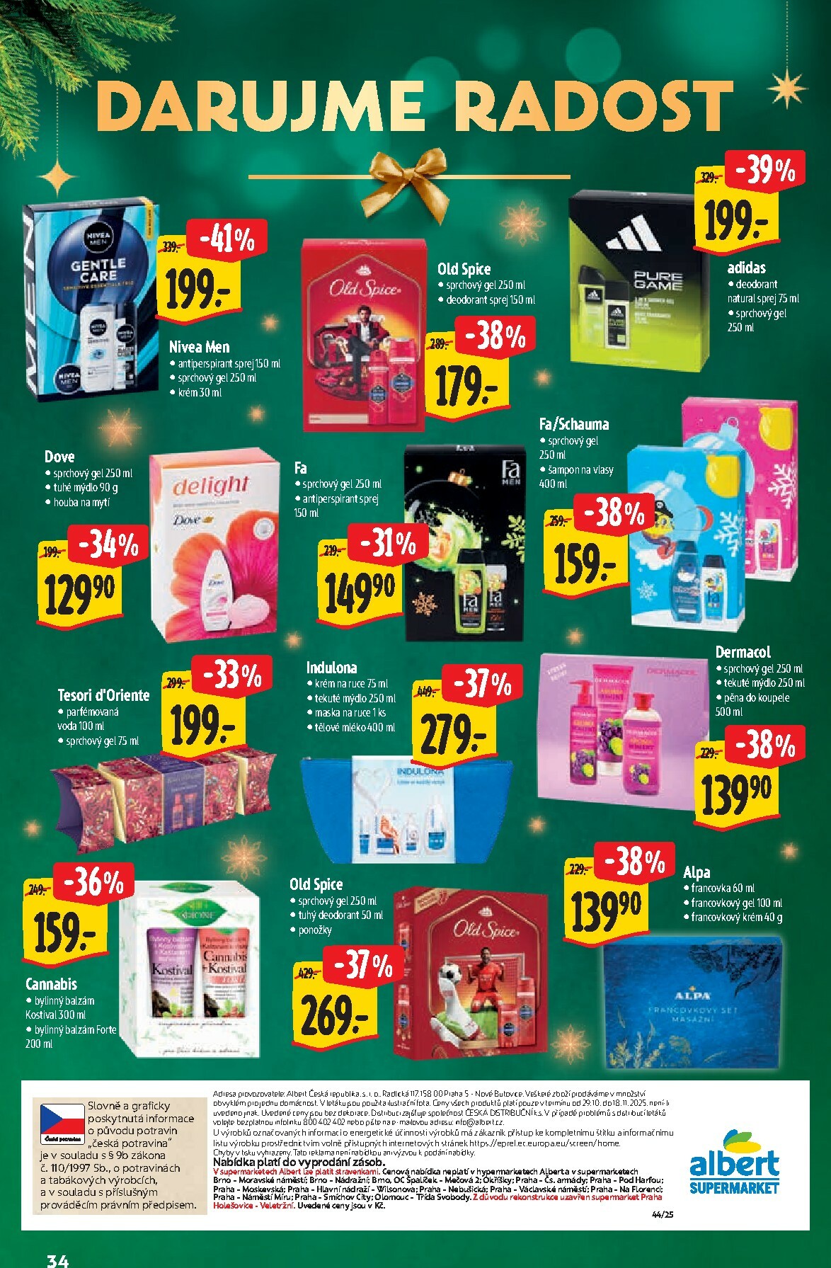 albert - Aktuální leták Albert Supermarket - Vánoce od 29.10. do 18.11. - page: 34