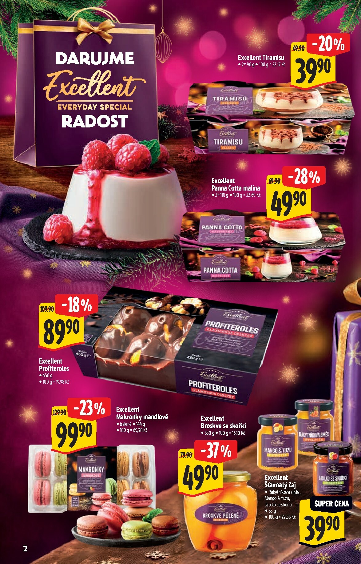 albert - Aktuální leták Albert Supermarket - Vánoce od 29.10. do 18.11. - page: 2