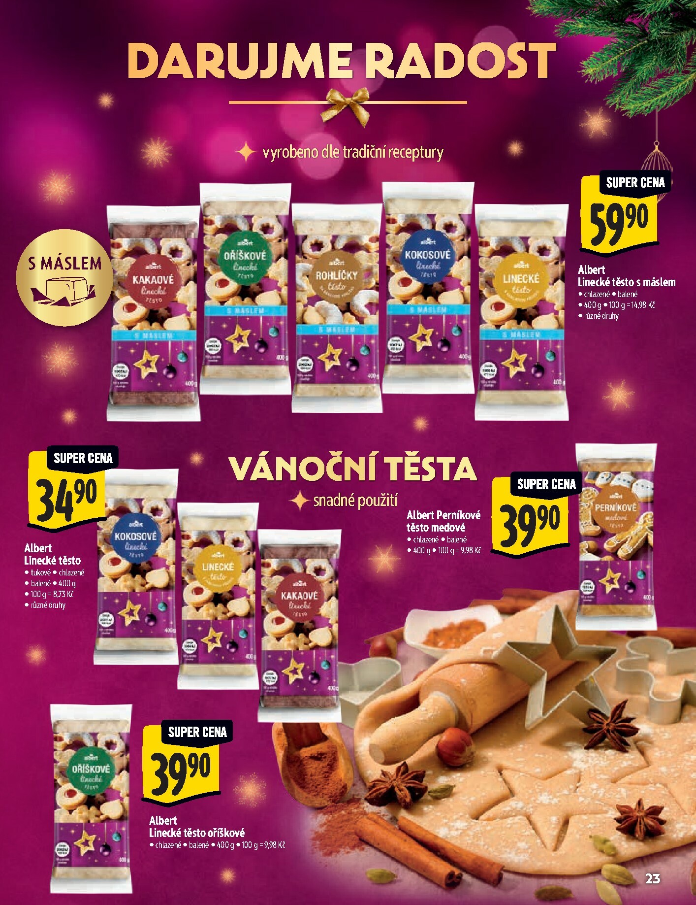 albert - Aktuální leták Albert Hypermarket - Vánoce od 29.10. do 18.11. - page: 23