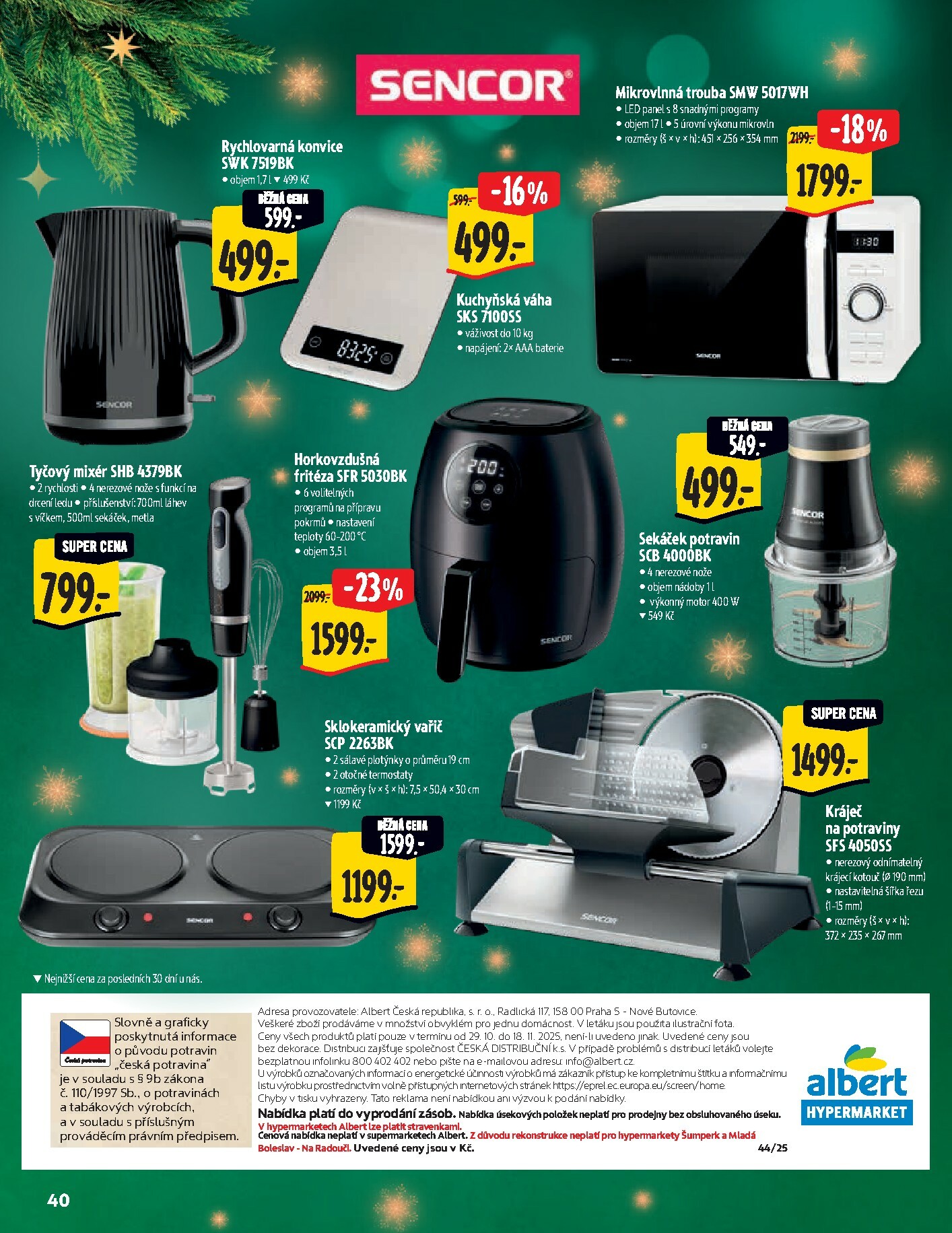 albert - Aktuální leták Albert Hypermarket - Vánoce od 29.10. do 18.11. - page: 40