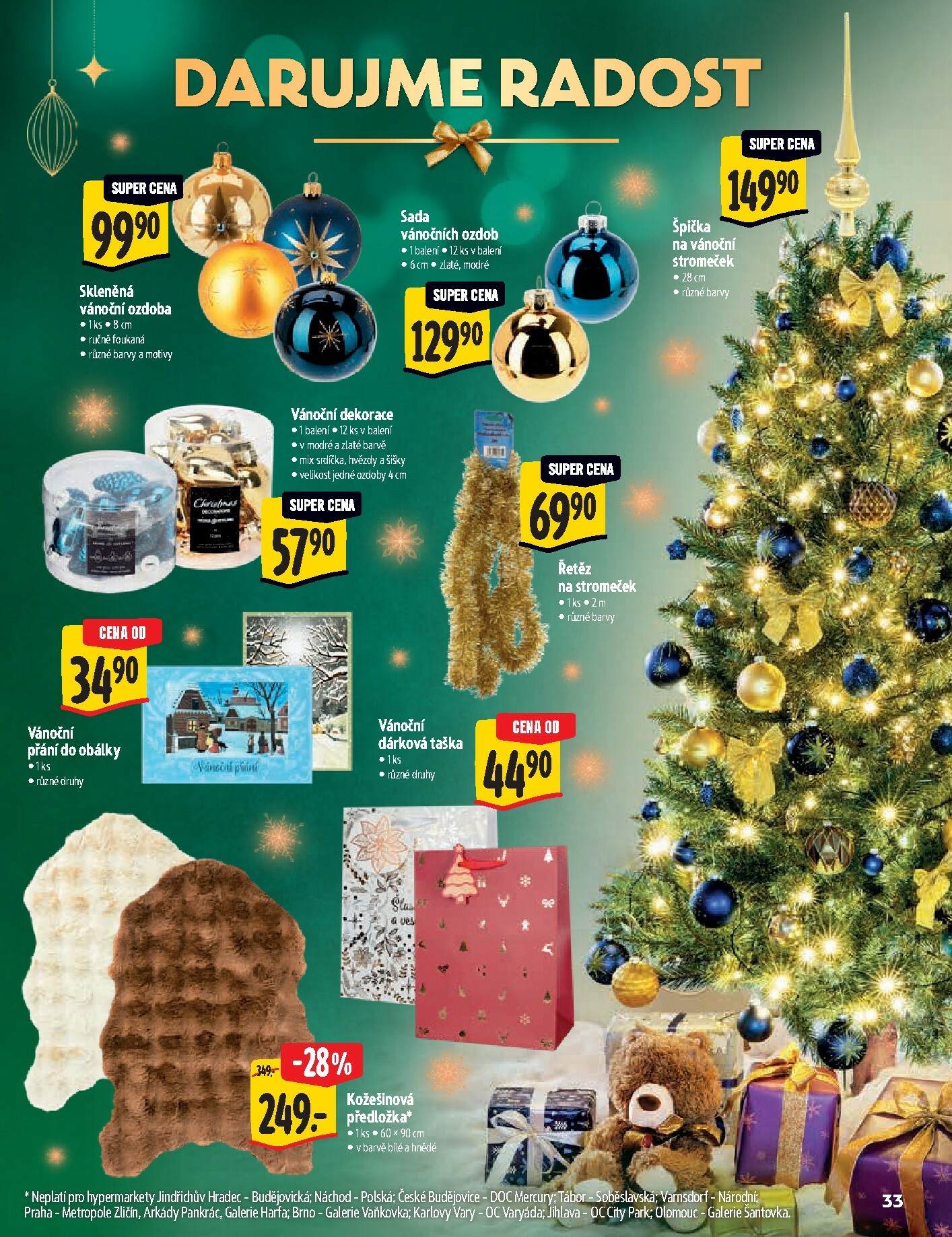 albert - Aktuální leták Albert Hypermarket - Vánoce od 29.10. do 18.11. - page: 33