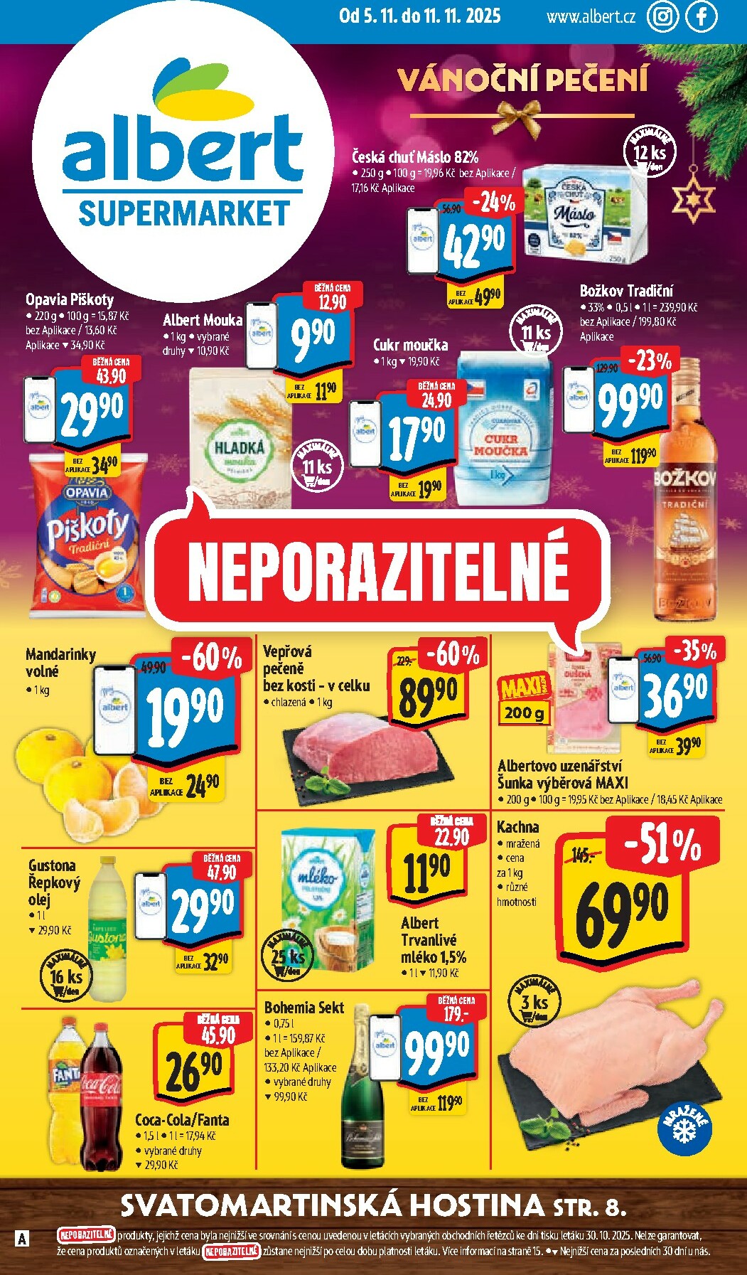 albert - Aktuální leták Albert Supermarket od 05.11. do 11.11.