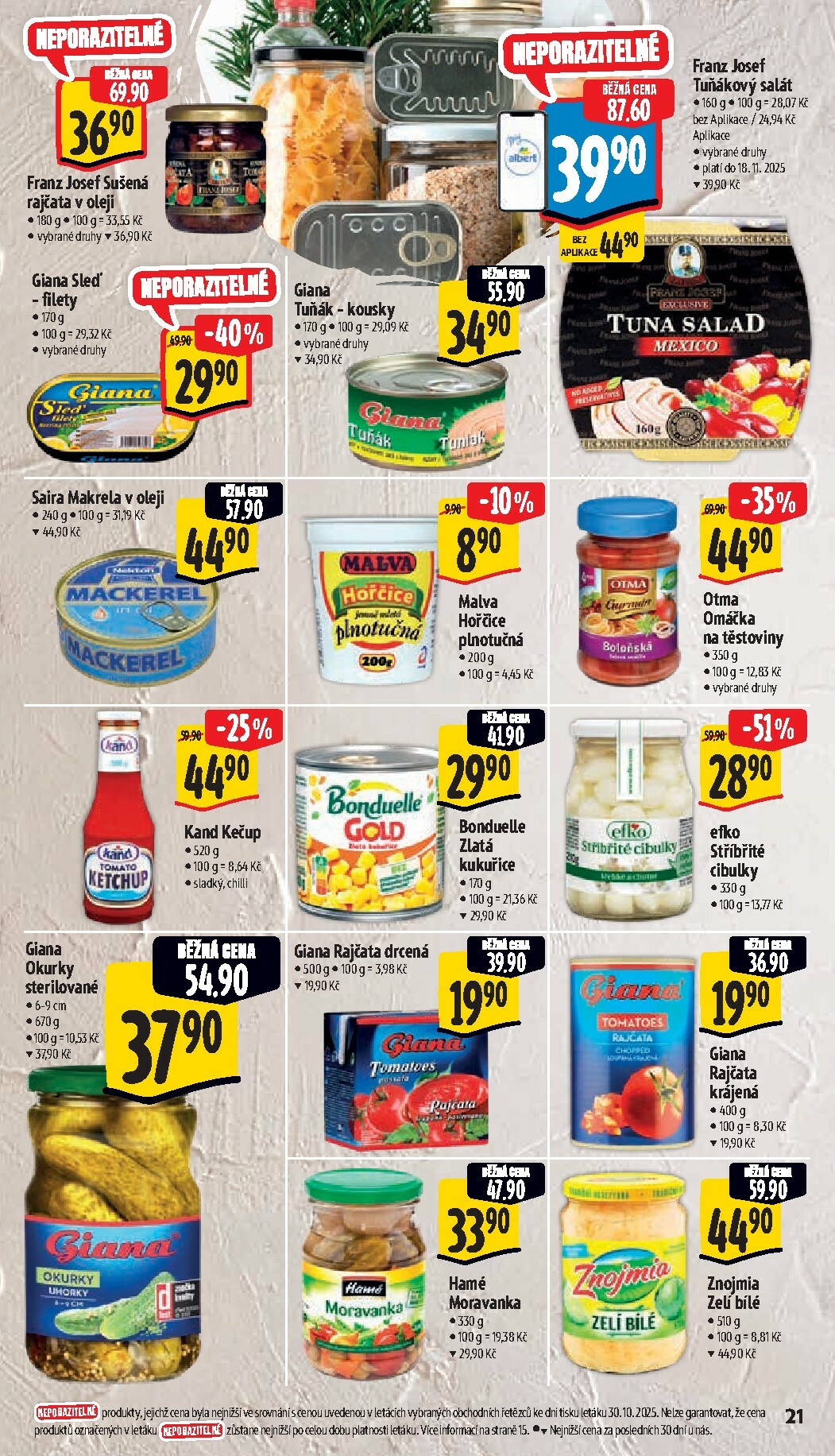 albert - Aktuální leták Albert Supermarket od 05.11. do 11.11. - page: 31