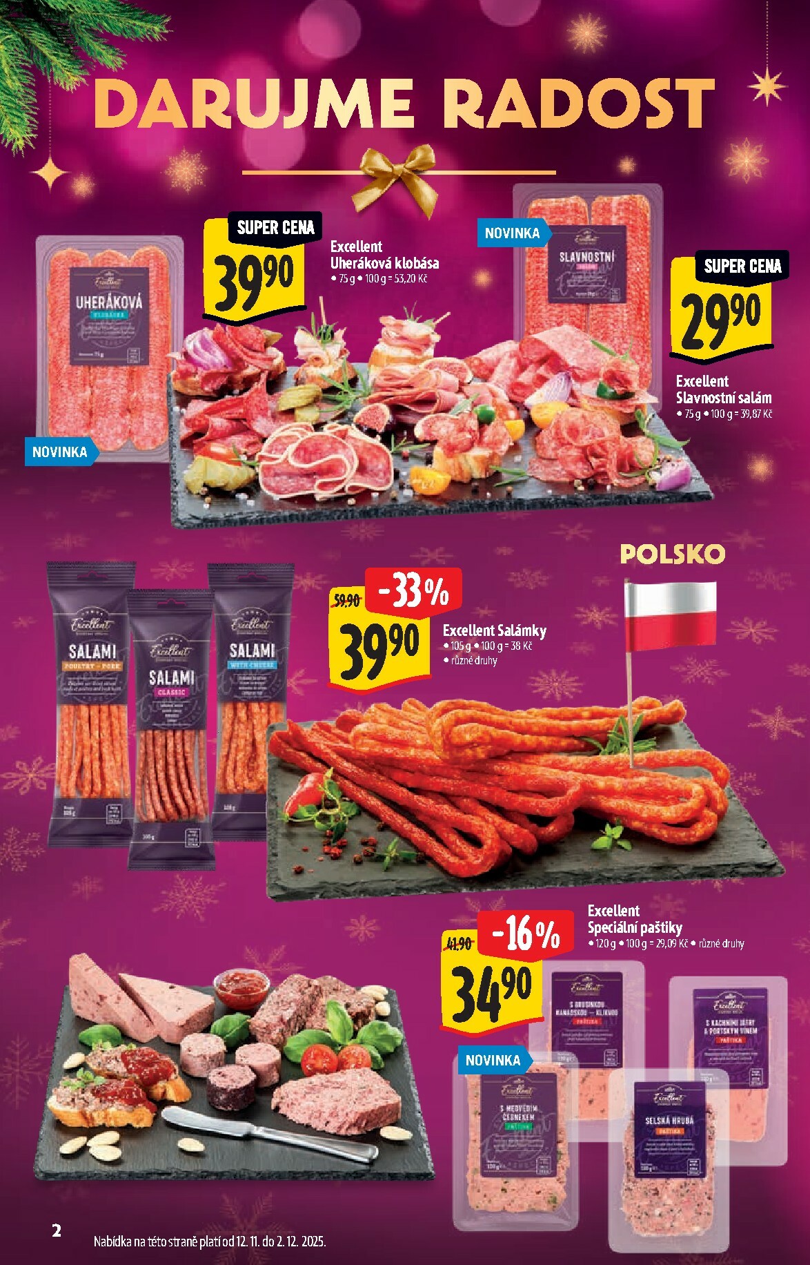 albert - Aktuální leták Albert Supermarket - Vánoce od 12.11. do 31.12. - page: 2