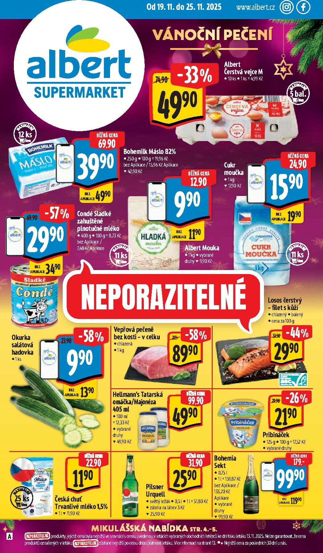 albert - Aktuální leták Albert Supermarket od 19.11. do 25.11.