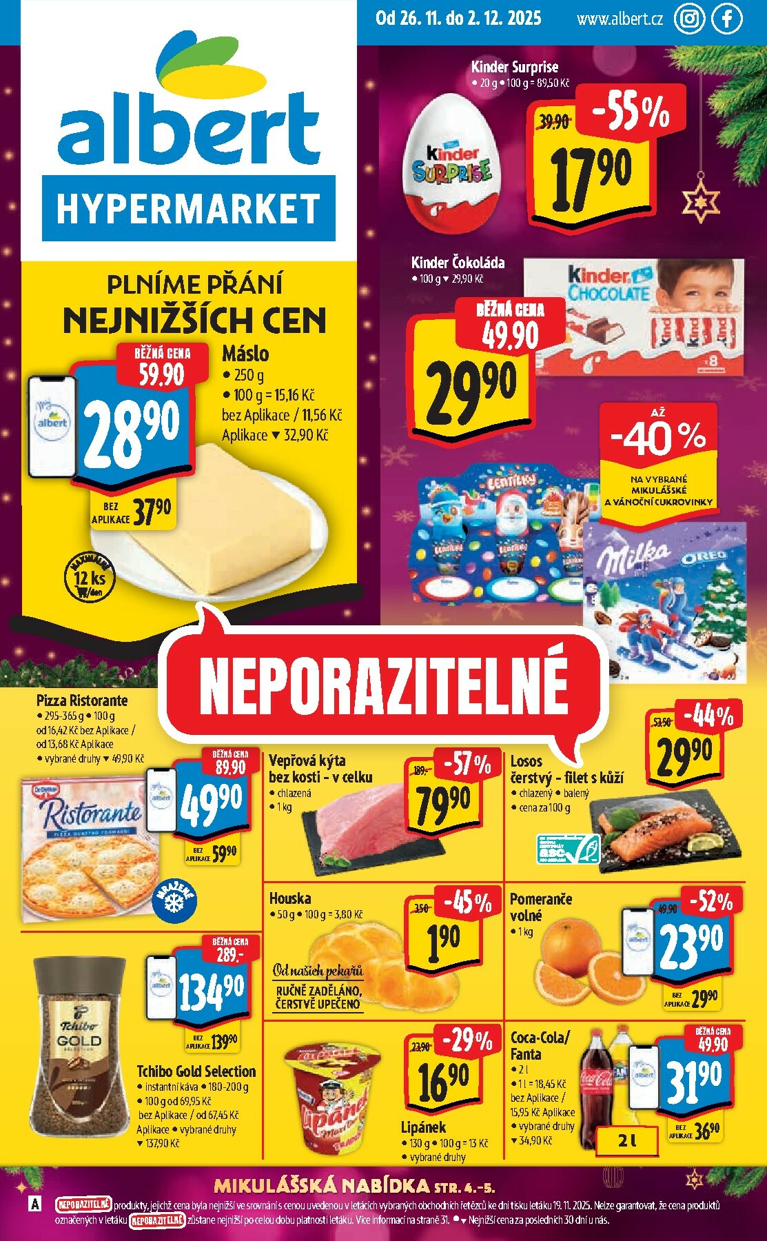 albert - Aktuální leták Albert Hypermarket od 26.11. do 02.12.