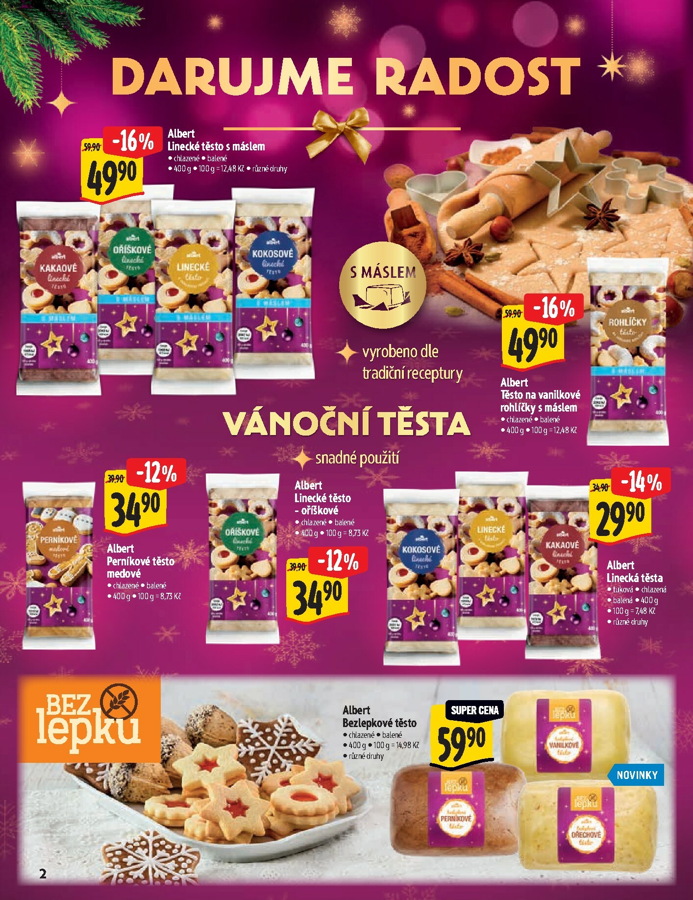 albert - Aktuální leták Albert Supermarket - Vánoce od 03.12. do 31.12. - page: 2