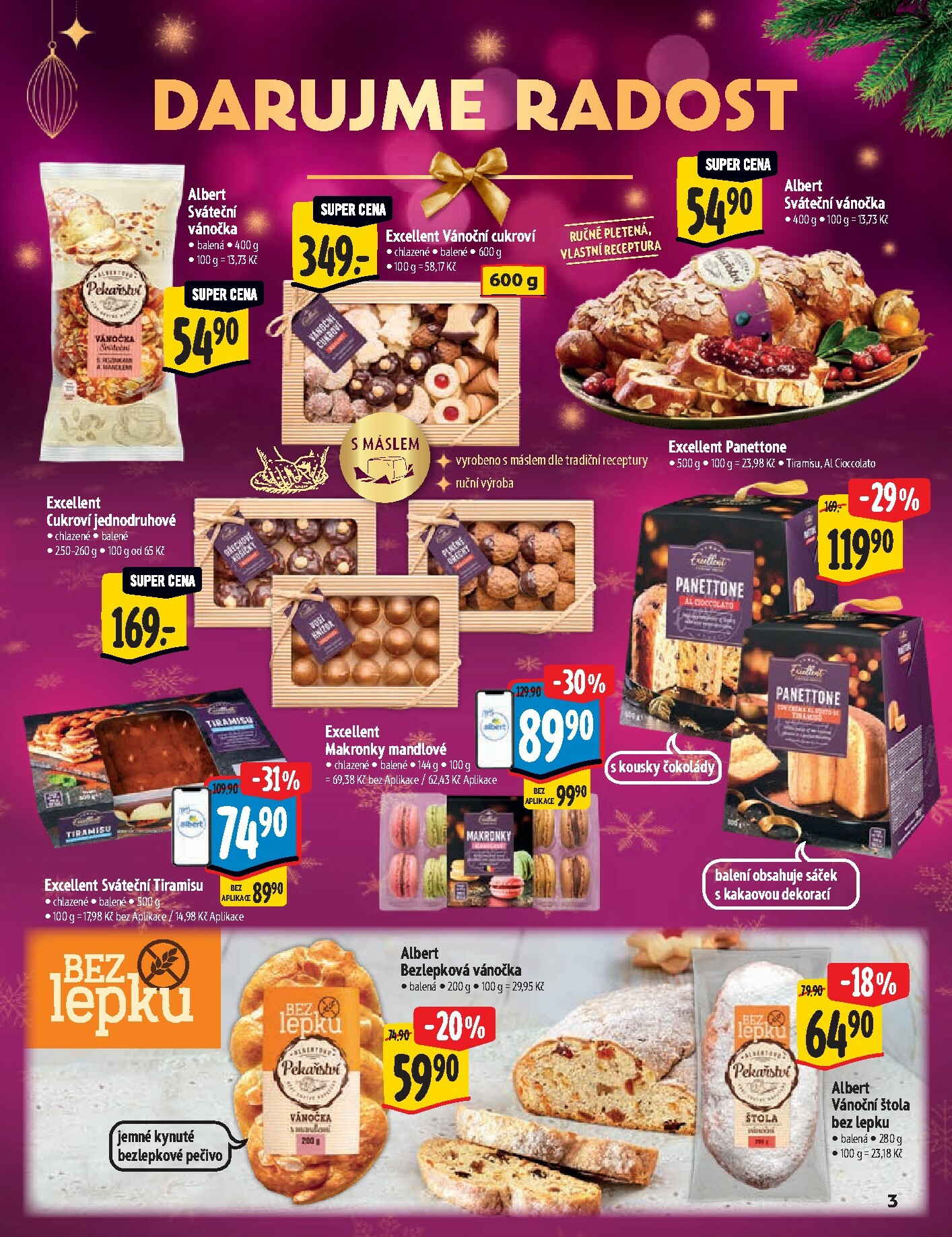 albert - Aktuální leták Albert Supermarket - Vánoce od 03.12. do 31.12. - page: 3