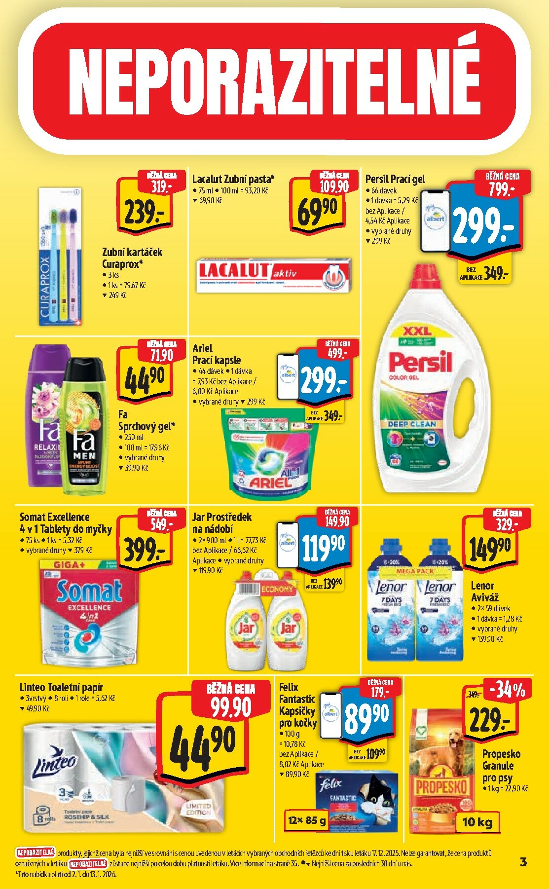 albert - Aktuální leták Albert Hypermarket od 02.01. do 06.01. - page: 3