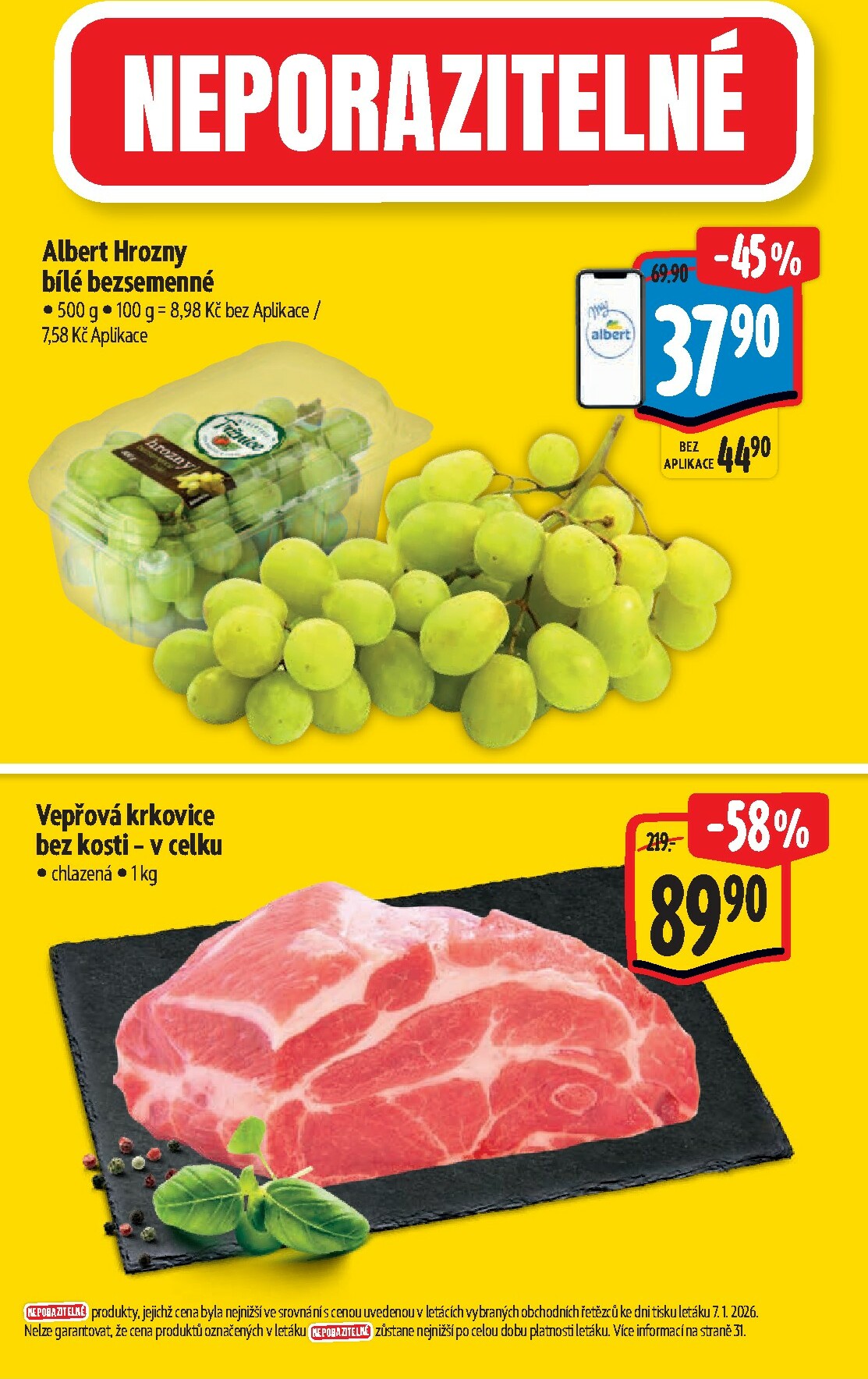 albert - Aktuální leták Albert Hypermarket od 14.01. do 20.01. - page: 2