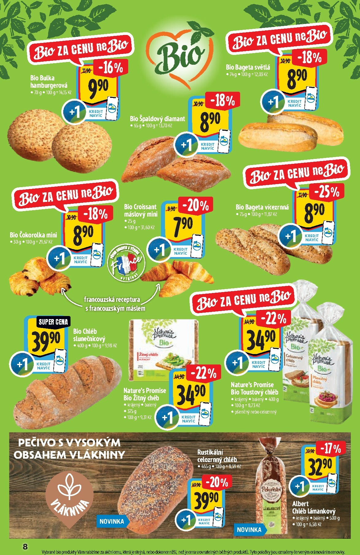 albert - Aktuální leták Albert Supermarket - Bio od 14.01. do 10.02. - page: 8