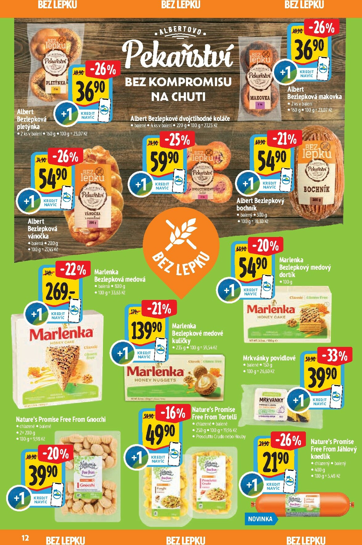 albert - Aktuální leták Albert Supermarket - Bio od 14.01. do 10.02. - page: 12