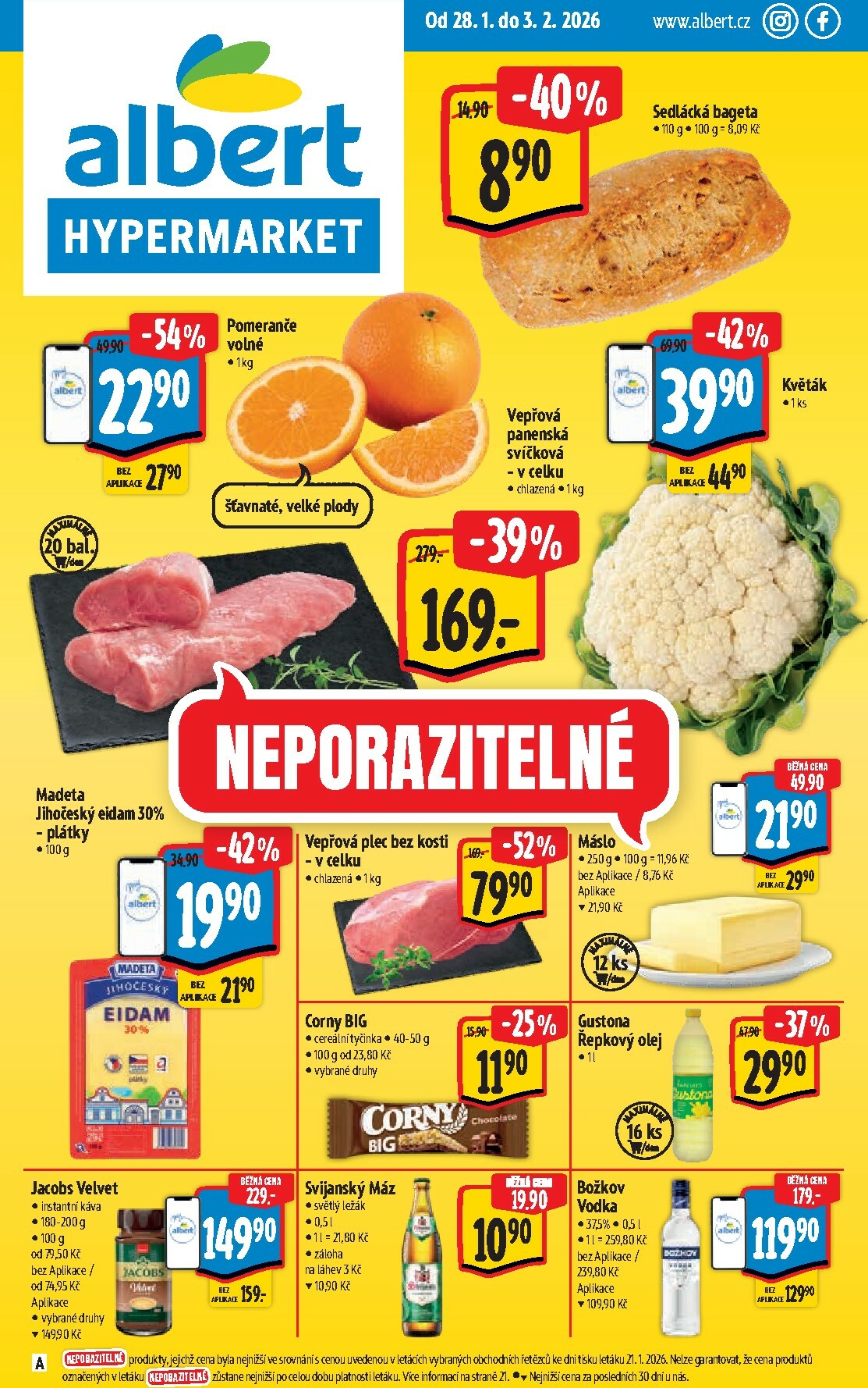 albert - Albert Hypermarket leták platný od 28.01. do 03.02.