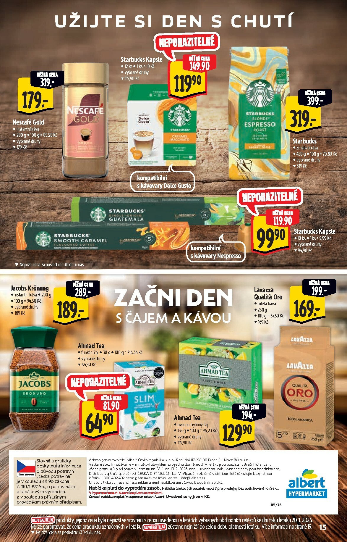 albert - Albert Hypermarket - Akční katalog leták platný od 28.01. do 10.02. - page: 15