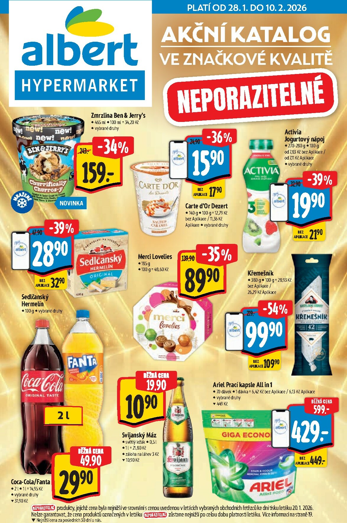 albert - Albert Hypermarket - Akční katalog leták platný od 28.01. do 10.02.