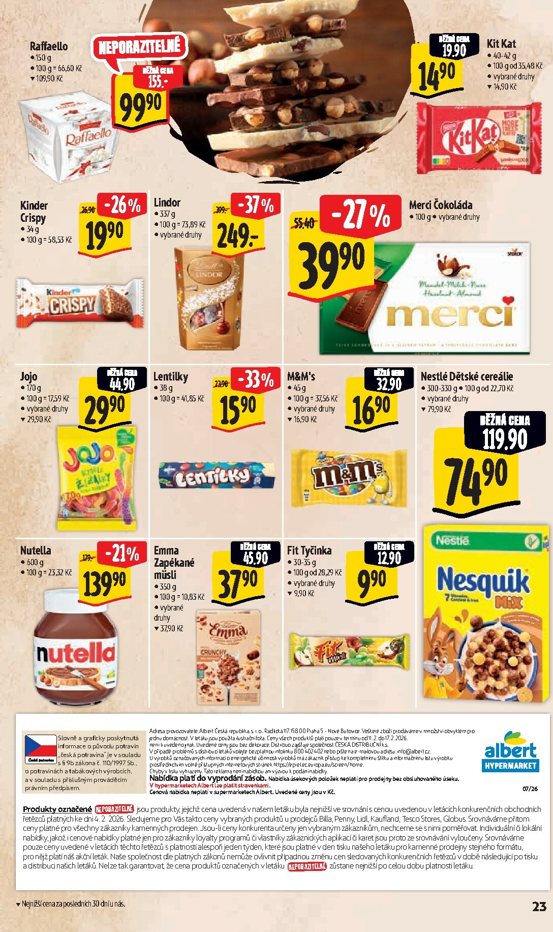 albert - Albert Hypermarket leták platný od středy 11.02.2026 do úterý 17.02.2026 - page: 31