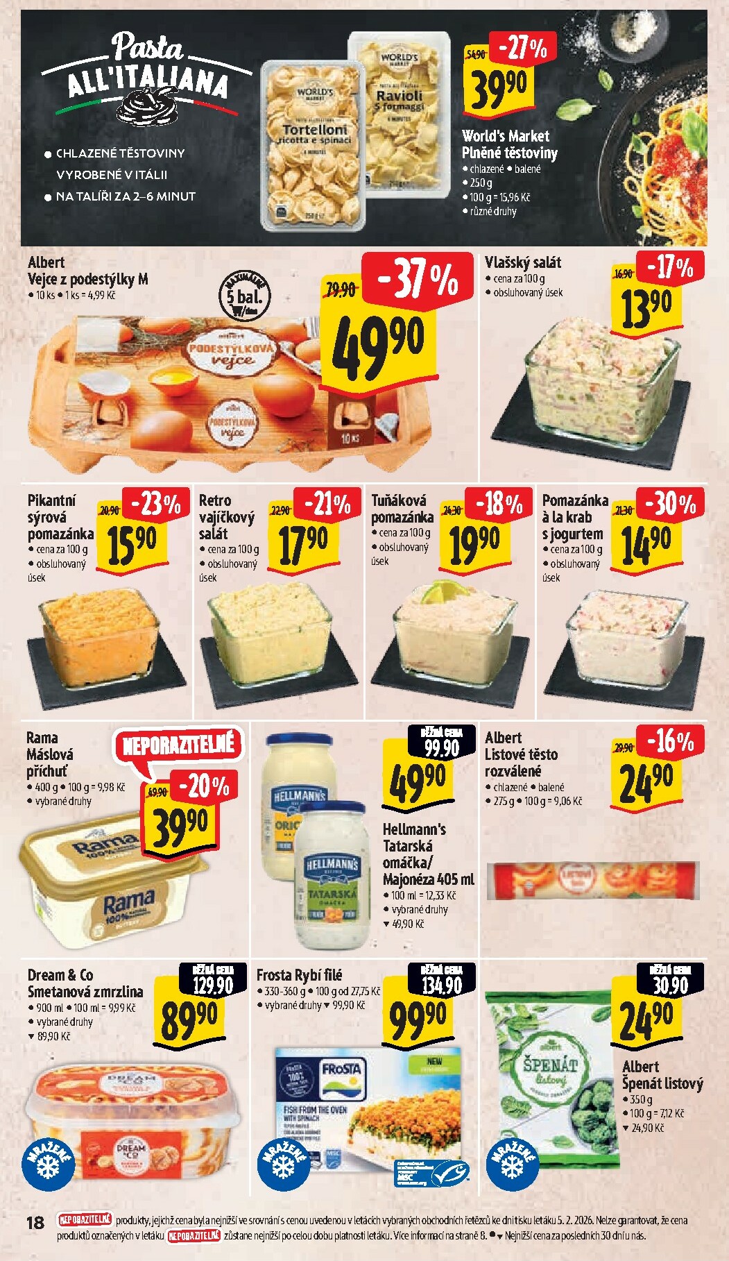 albert - Albert Supermarket leták platný od středy 11.02.2026 do úterý 17.02.2026 - page: 26