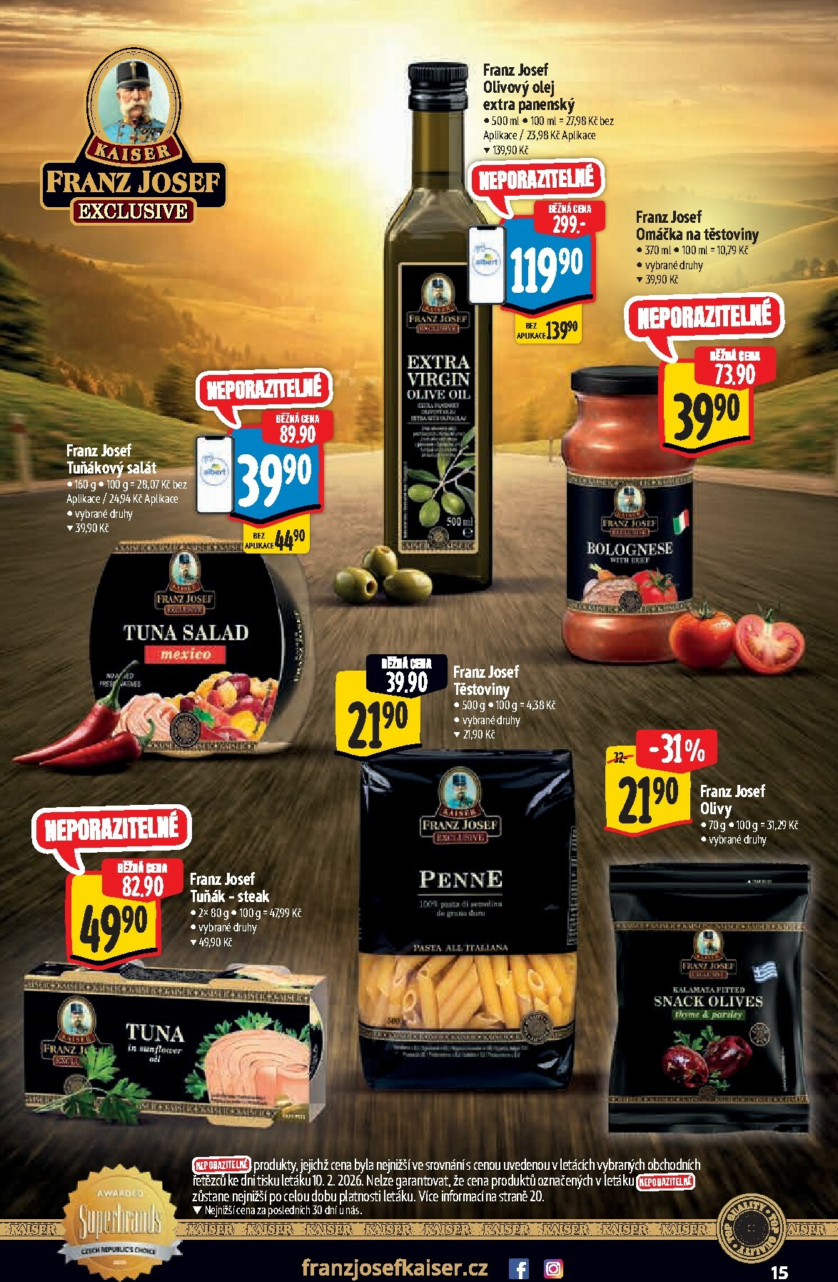 albert - Albert Hypermarket - Akční katalog leták platný od středy 18.02.2026 do úterý 10.03.2026 - page: 15