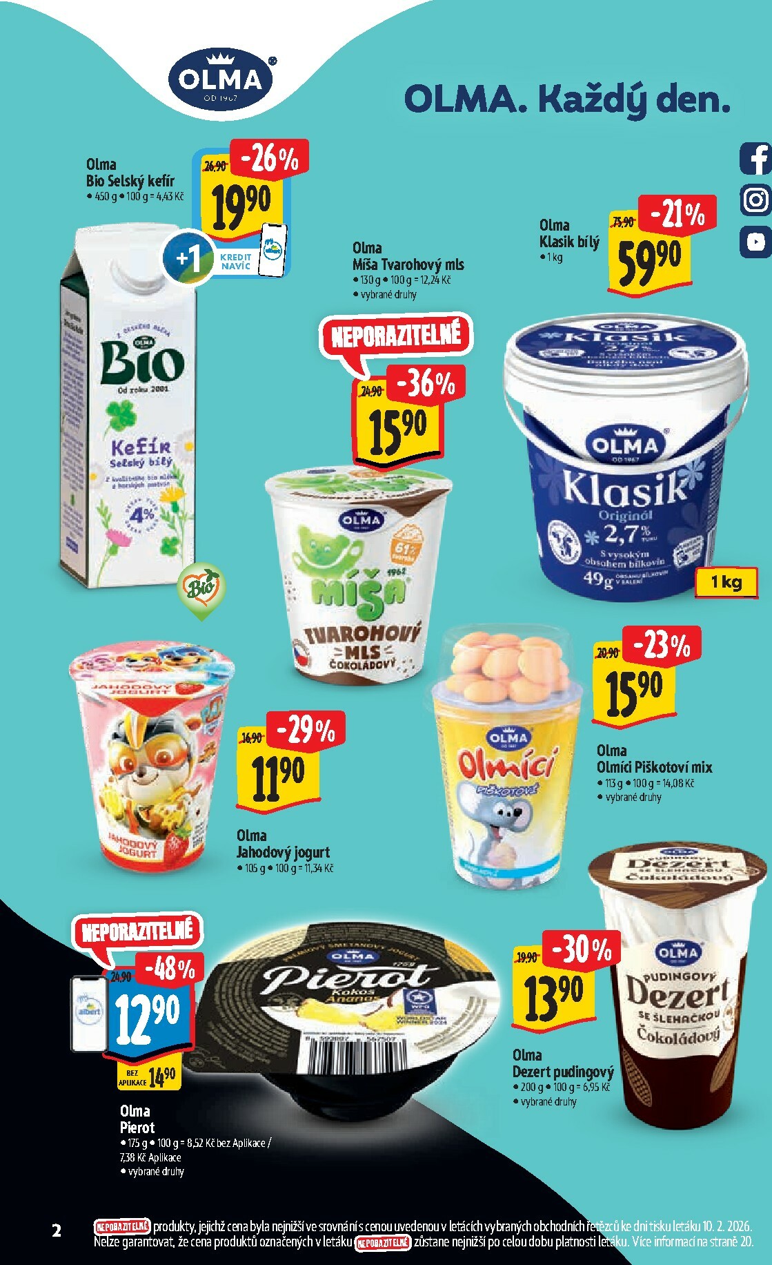 albert - Albert Hypermarket - Akční katalog leták platný od středy 18.02.2026 do úterý 10.03.2026 - page: 2