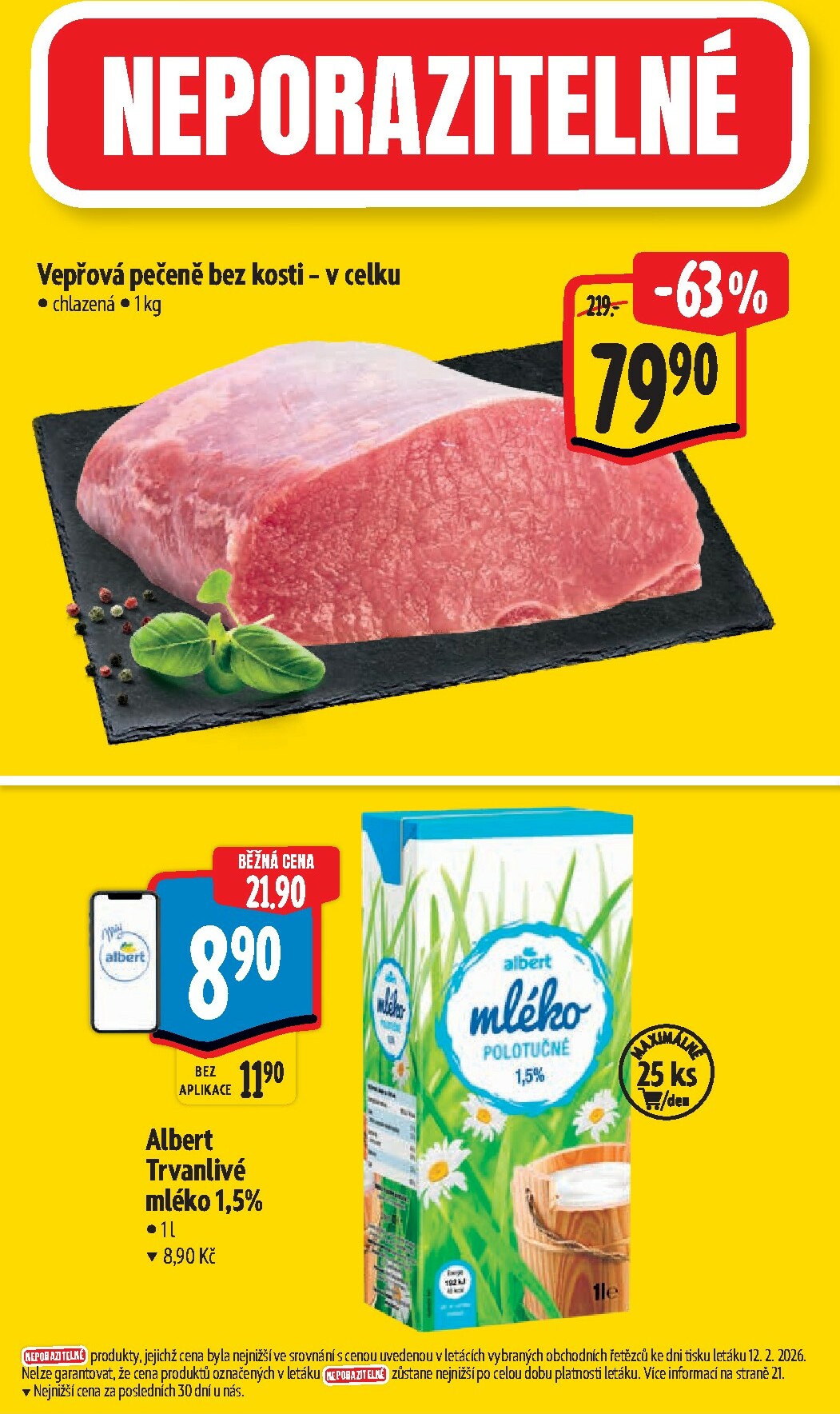 albert - Albert Supermarket leták platný od středy 18.02.2026 do úterý 24.02.2026 - page: 2