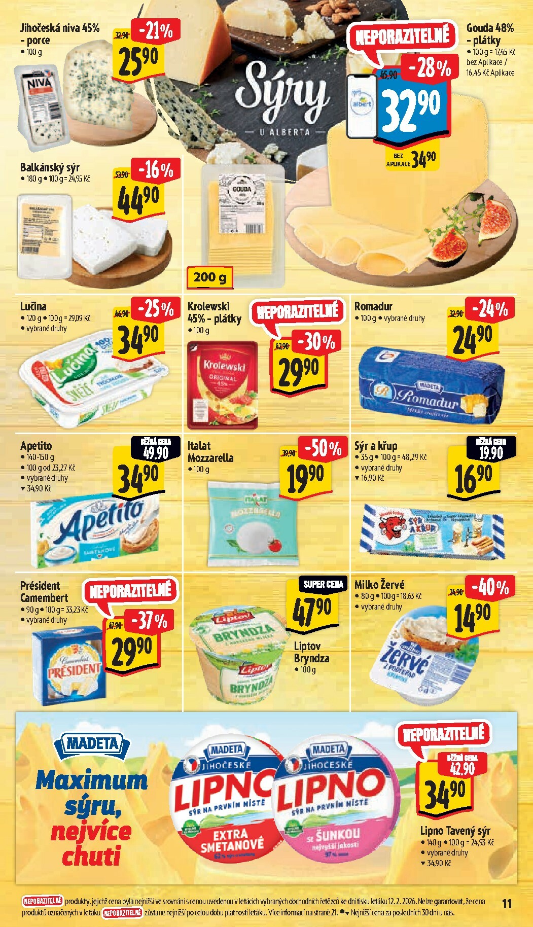 albert - Albert Supermarket leták platný od středy 18.02.2026 do úterý 24.02.2026 - page: 19